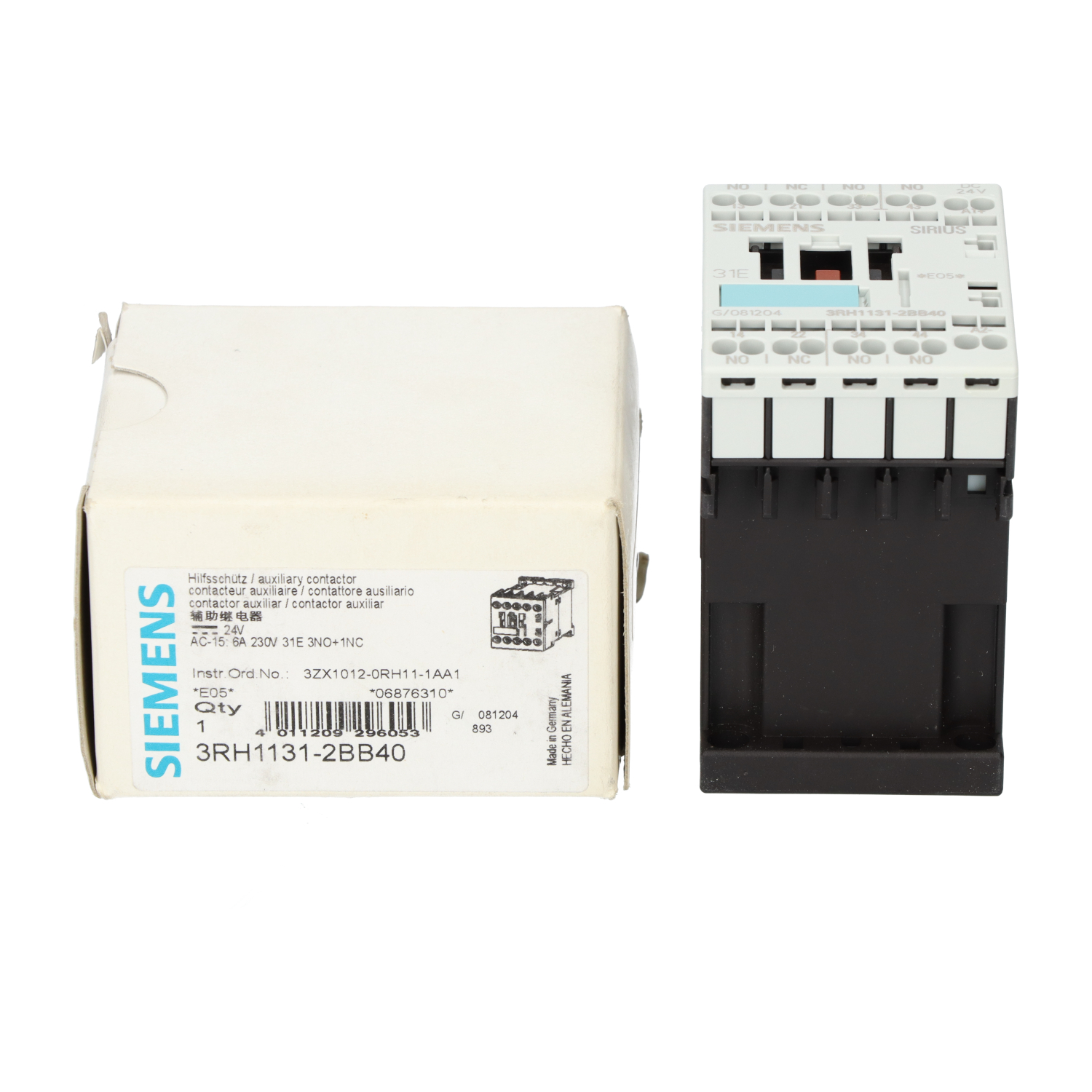 Siemens 3RH1131-2BB40 New NFP