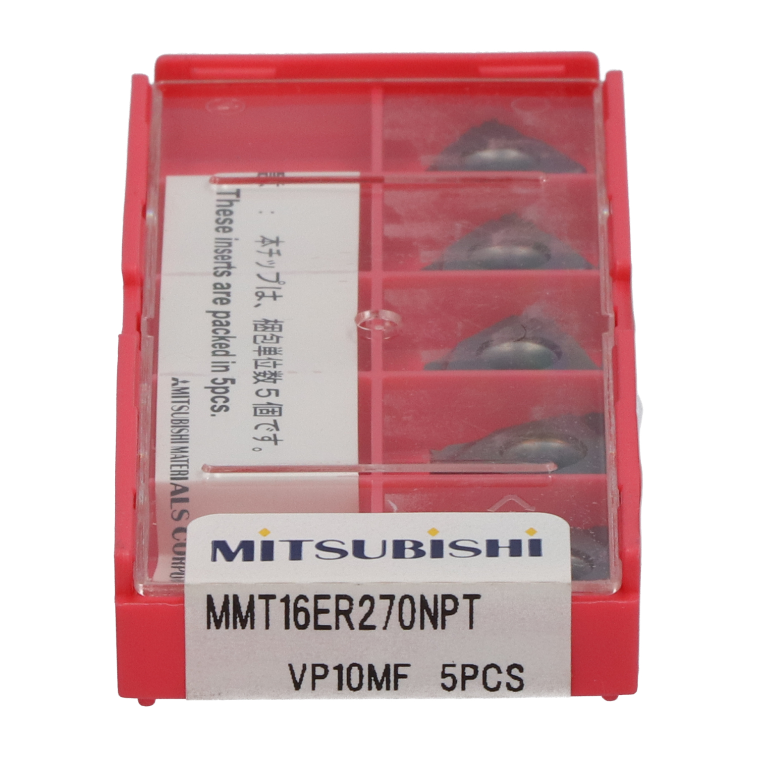 Mitsubishi MMT16ER270NPTVP10MF Insert MMT16ER270NPT VP10MF New NFP Sealed (5pcs)