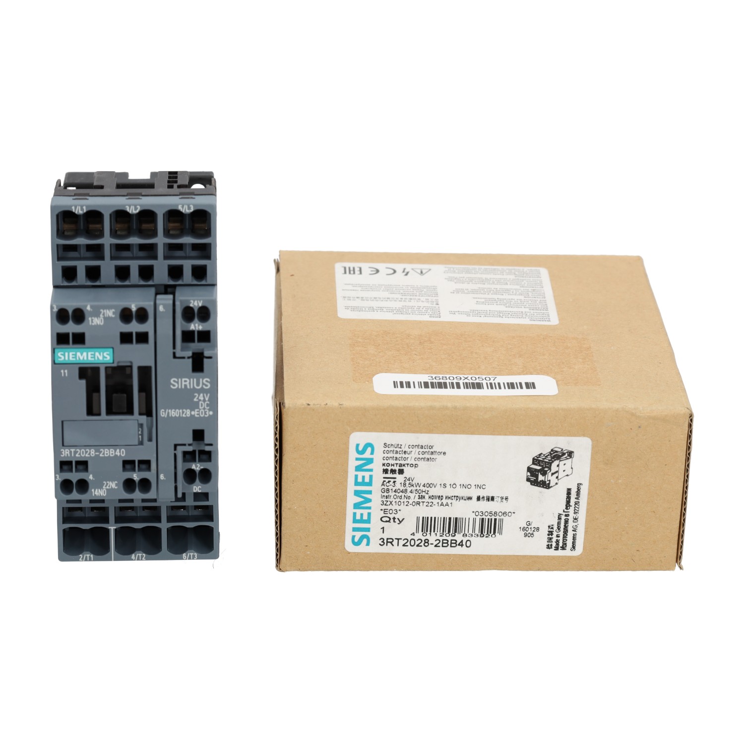 Siemens 3RT2028-2BB40 New NFP