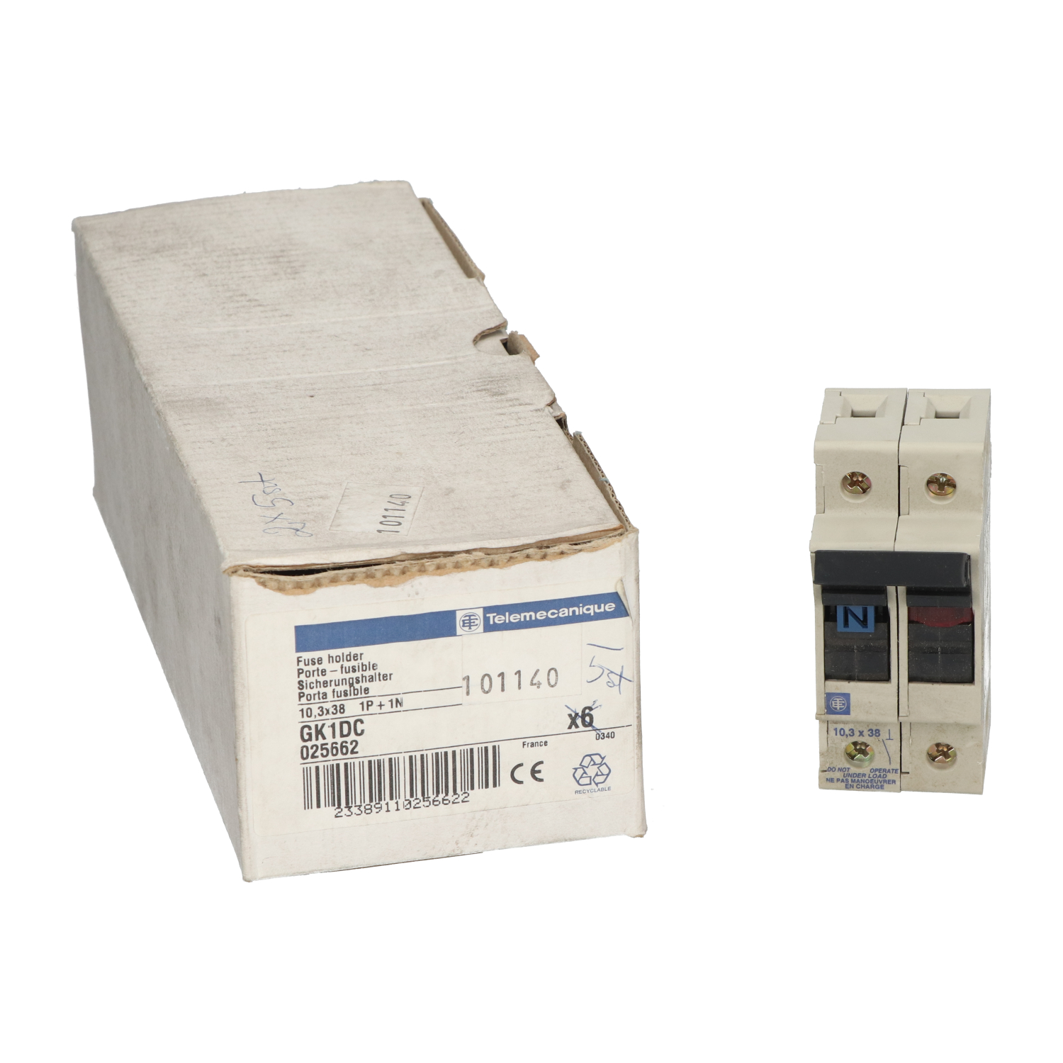 Telemecanique GK1DC fuse holder GK1 3 poles New NFP (5pieces)
