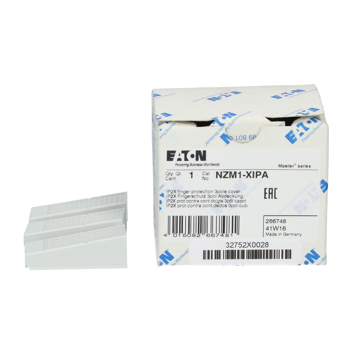 Eaton NZM1-XIPA Finger Protection 3Pole Cover New NFP