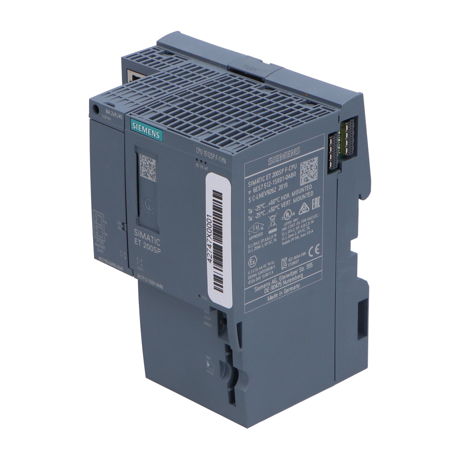 Siemens 6ES7512-1SK01-0AB0 Used UMP