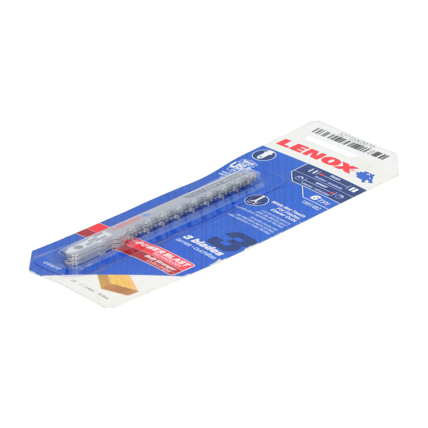 Lenox 1991482 Aluminum Cutting Jig Saw Blade New NFP Sealed (3pcs)