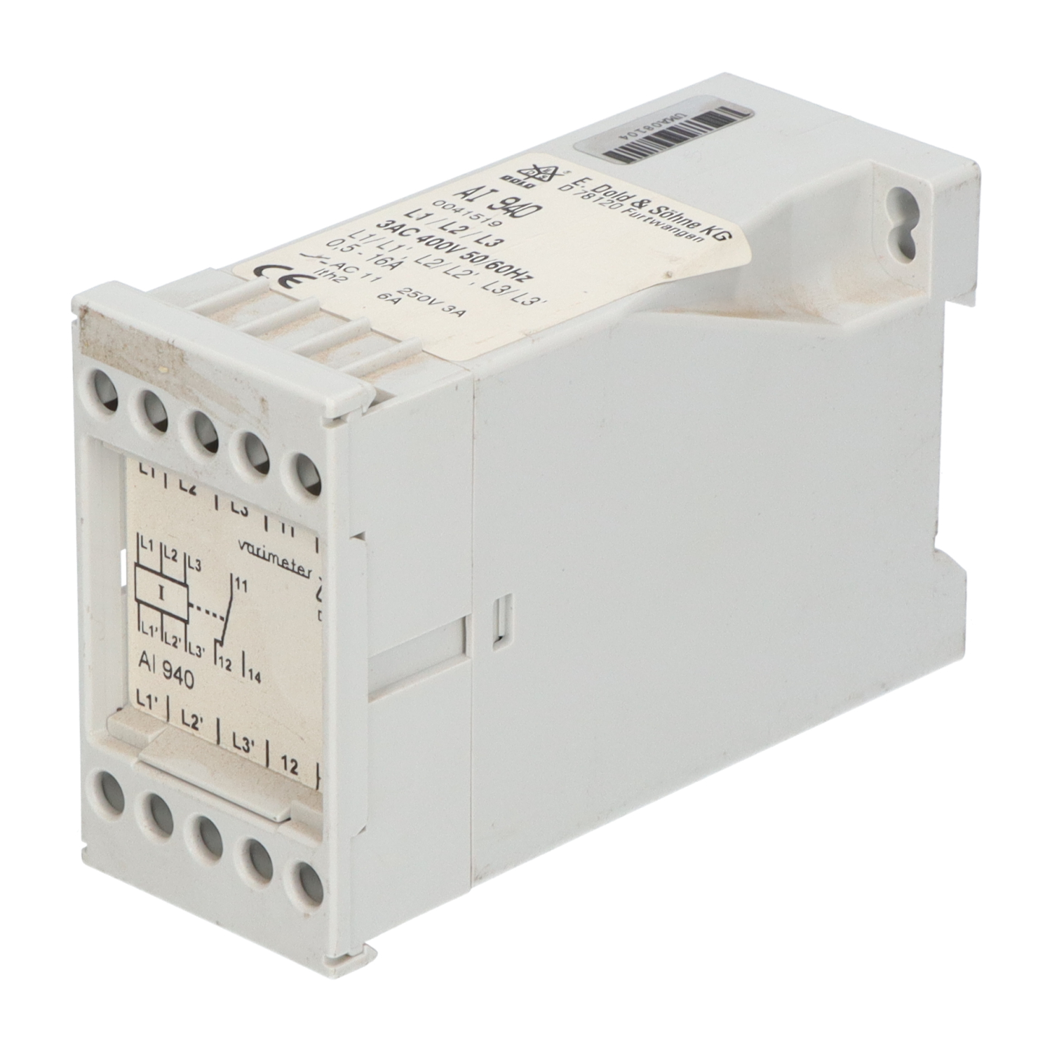E. Dold&Sohne AI940 Line Breakage Relay Used UMP