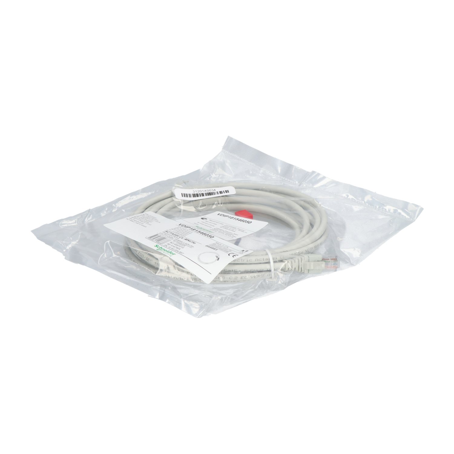 Schneider Electric VDIP181546050B Patchcord RJ45 Cat5e 5m NEW NFP Sealed