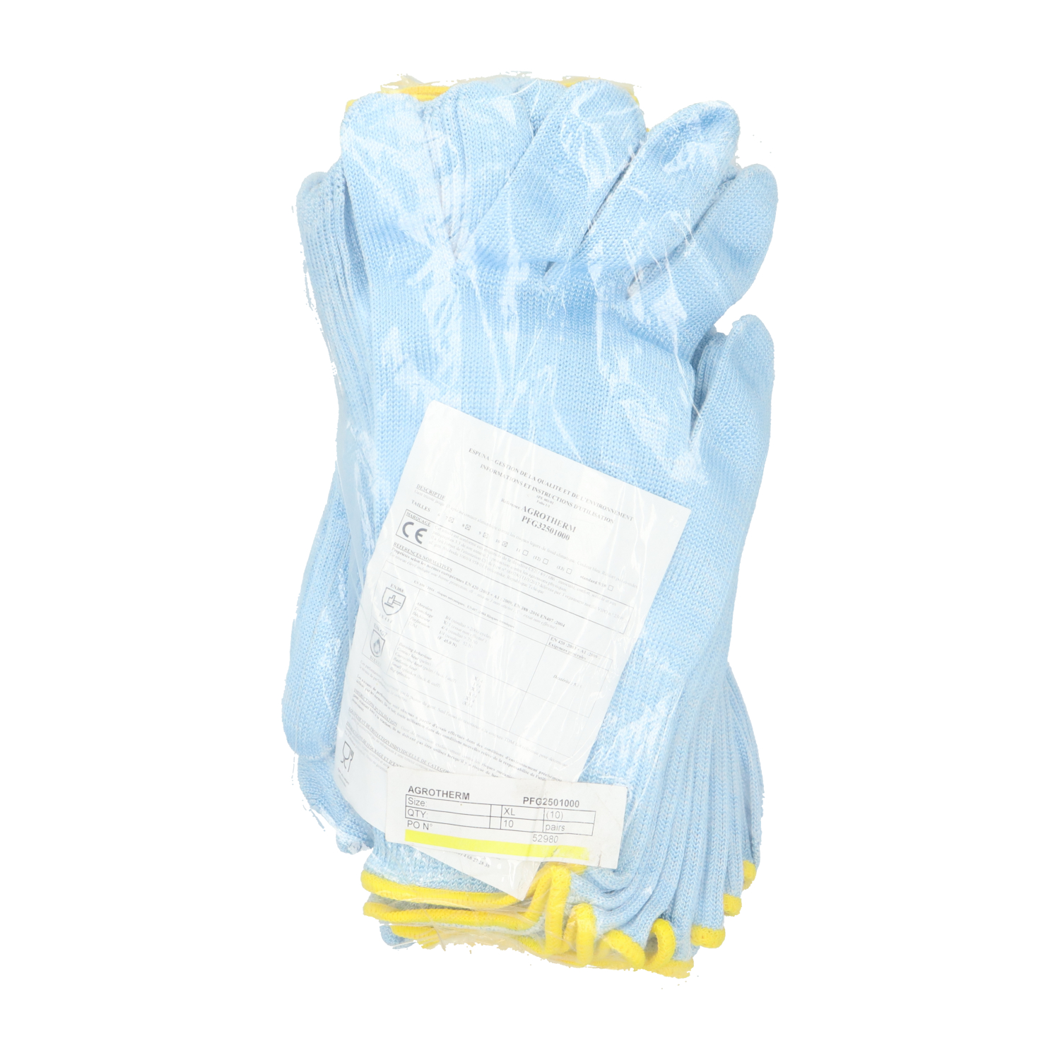 ESPUNA International PFG32501000 Work Safety Gloves New NMP (10pcs)