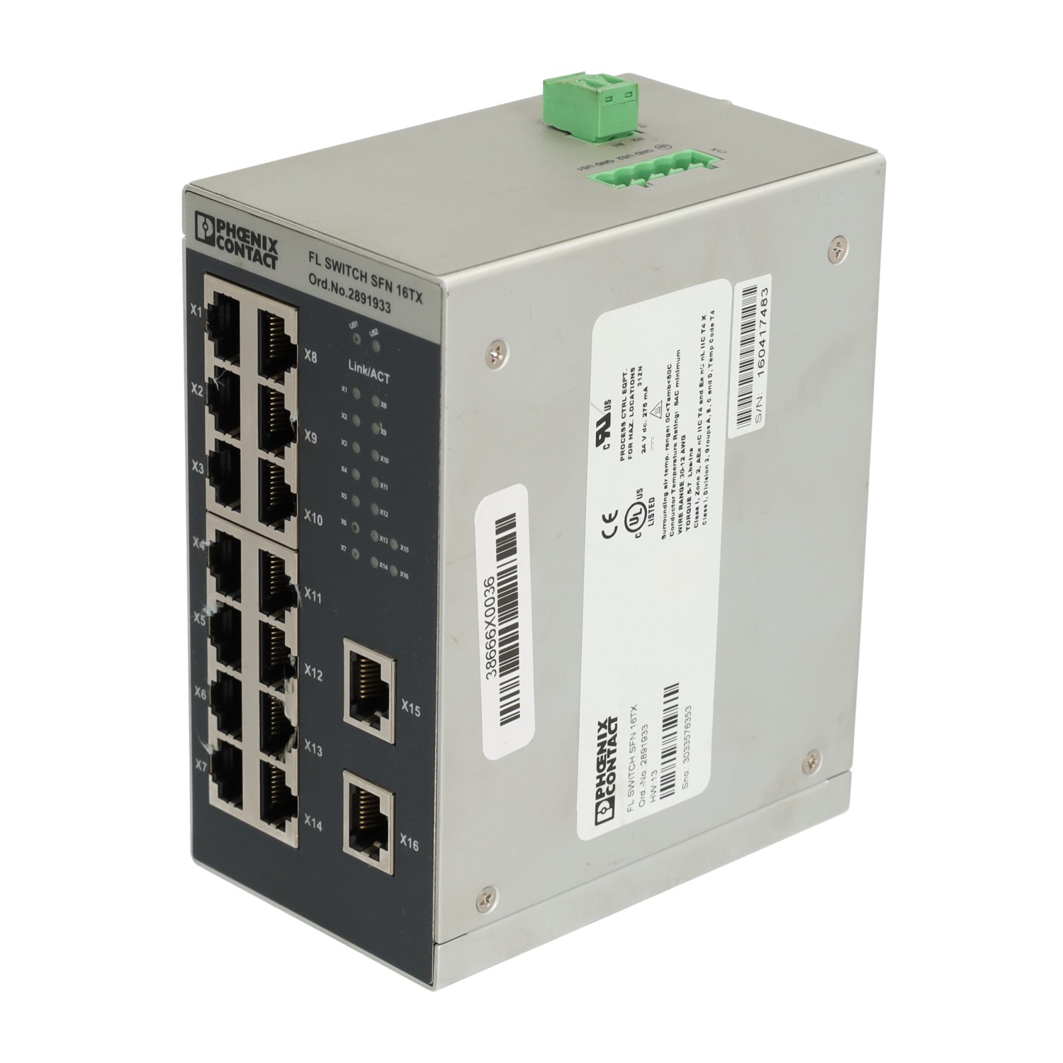 Phoenix Contact 2891933 Industrial Ethernet Switch Used UMP