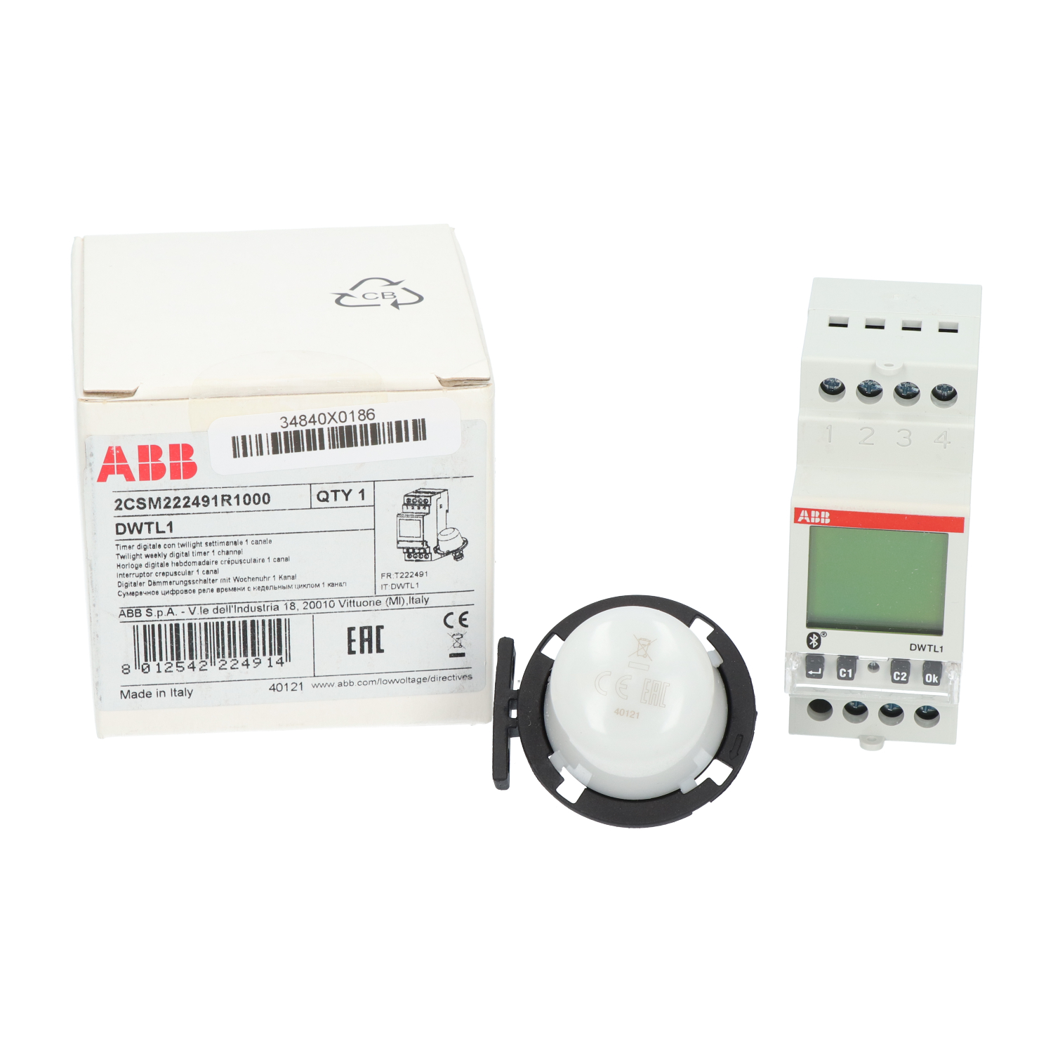 ABB 2CSM222491R1000 Digital Time Switch New NFP