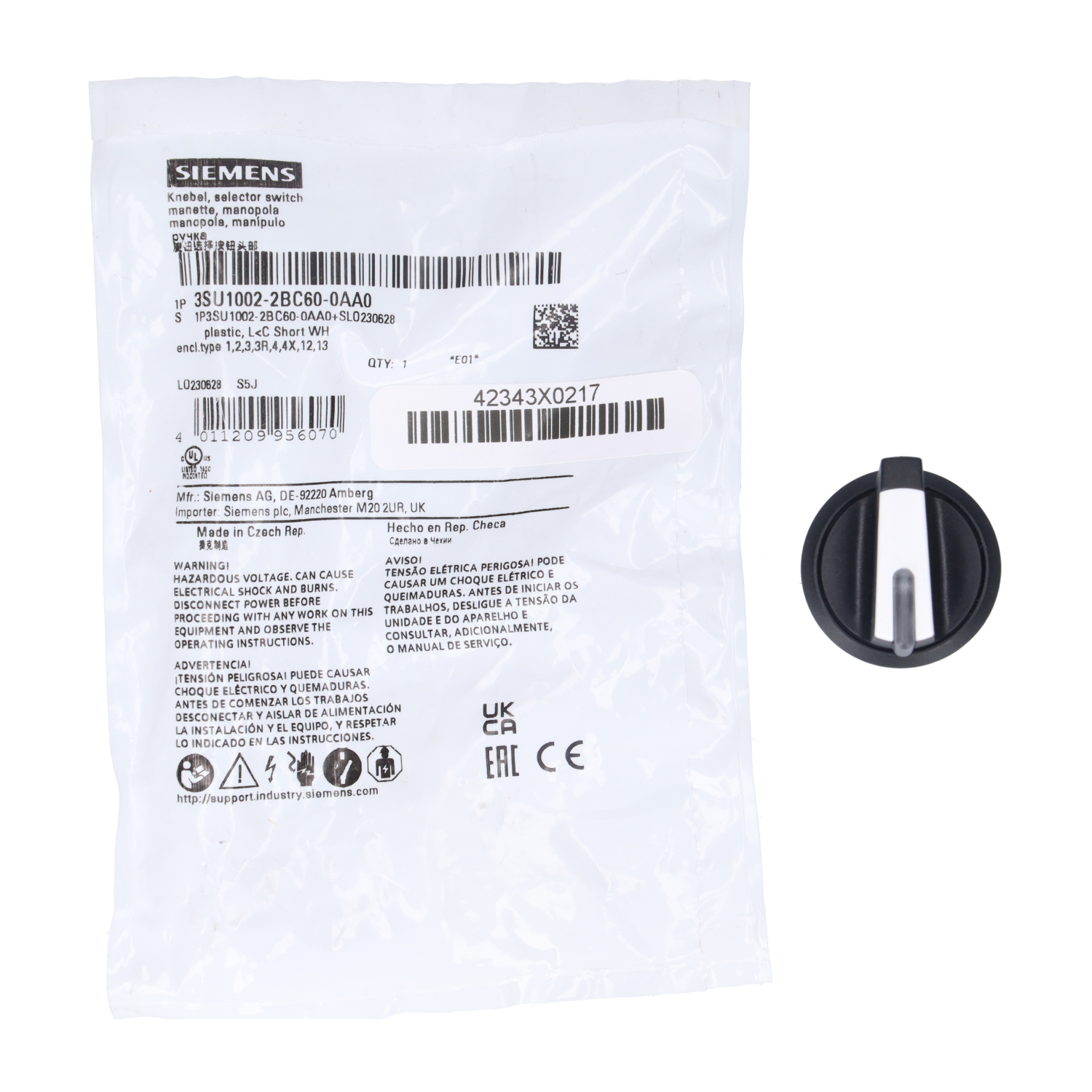 Siemens 3SU1002-2BC60-0AA0 New NFP