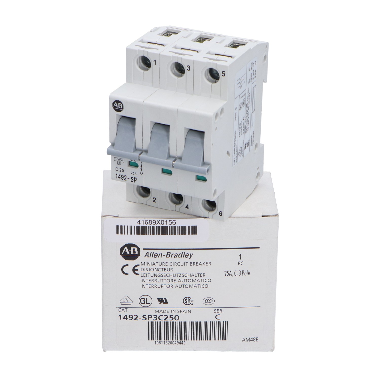 Allen-Bradley 1492-SP3C250-C New NFP