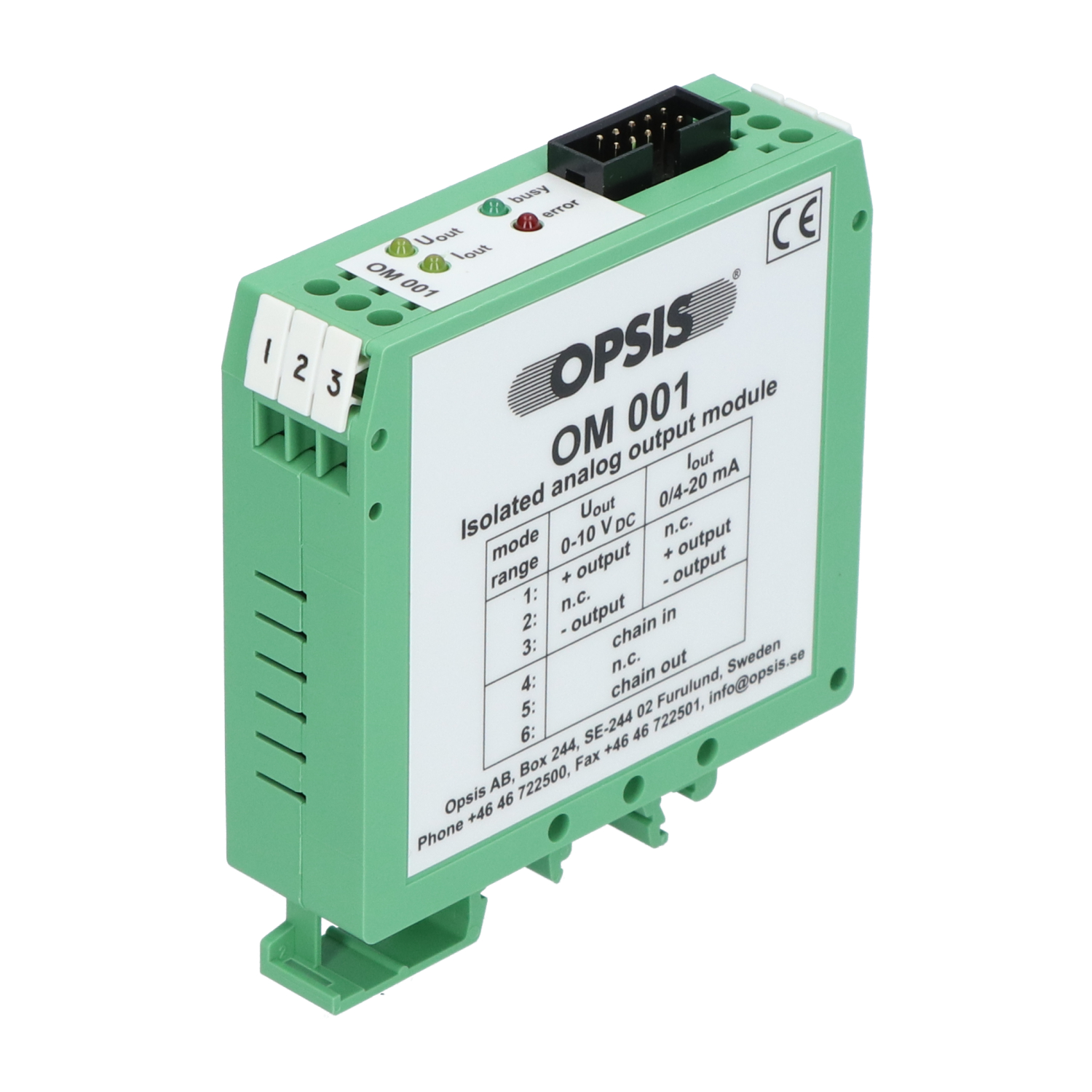 Opsis OM001 Analog Output Module New NMP