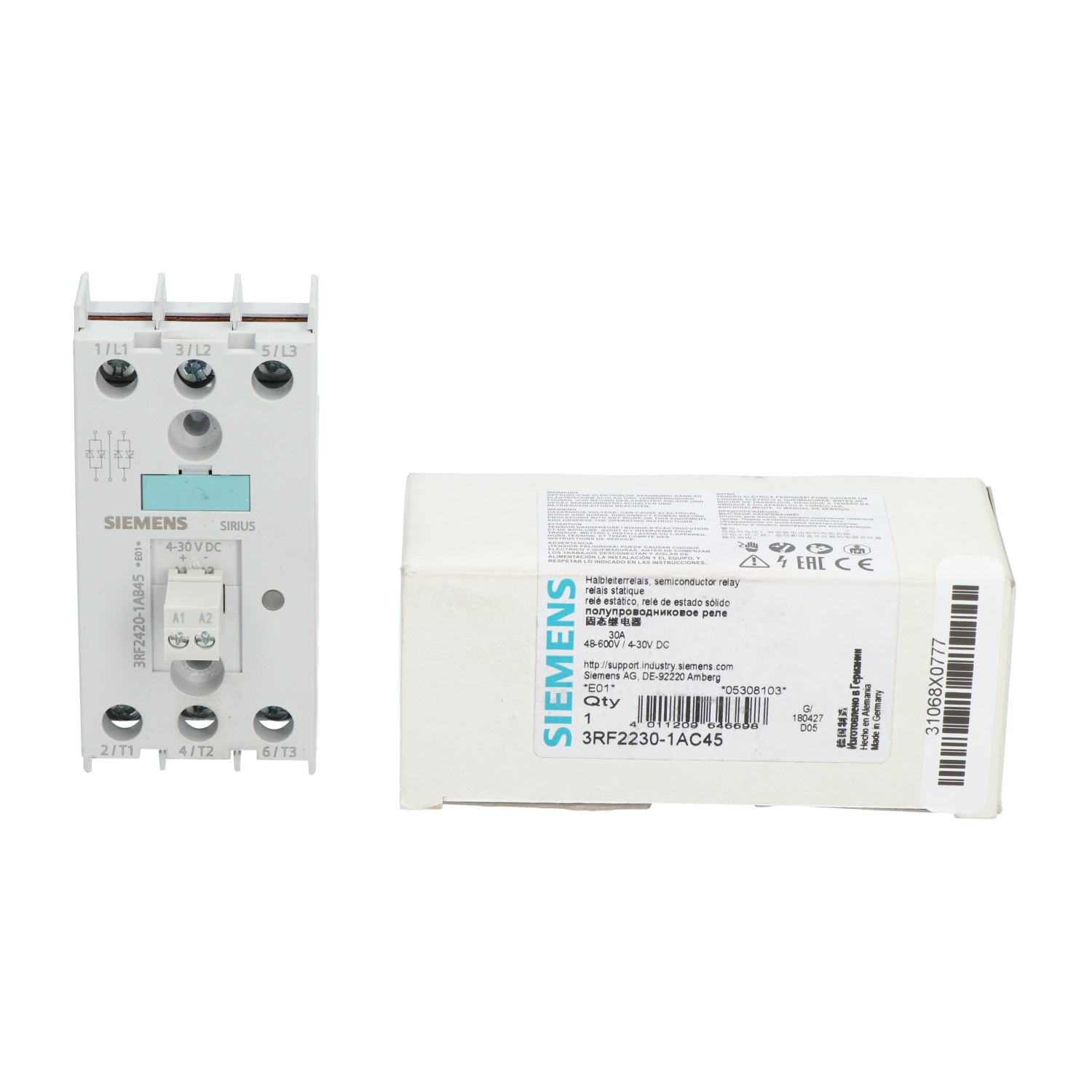 Siemens 3RF2230-1AC45 Semiconductor Relay New NFP