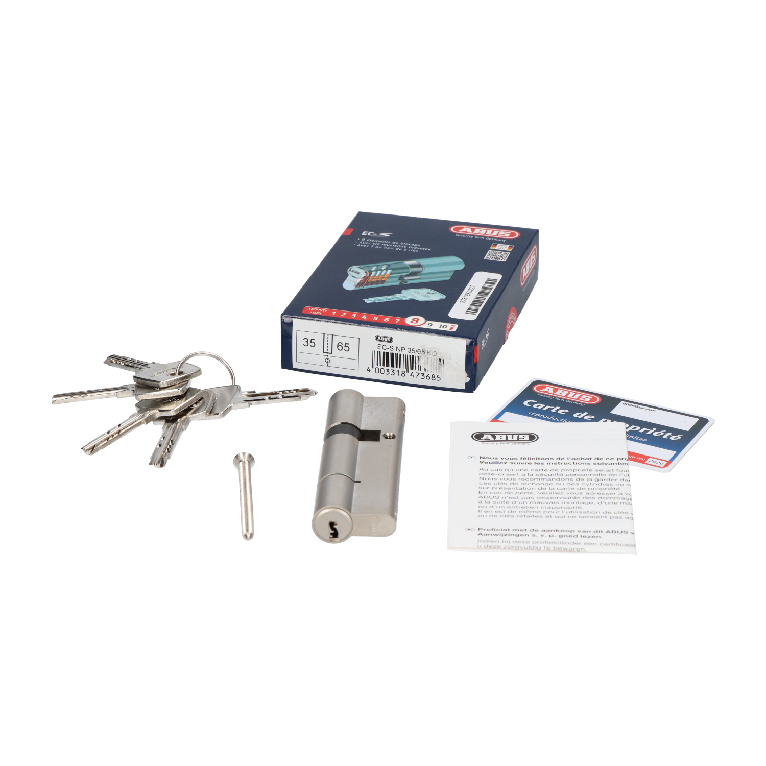 Abus EC-SNP35/65KD Lock keys New NFP