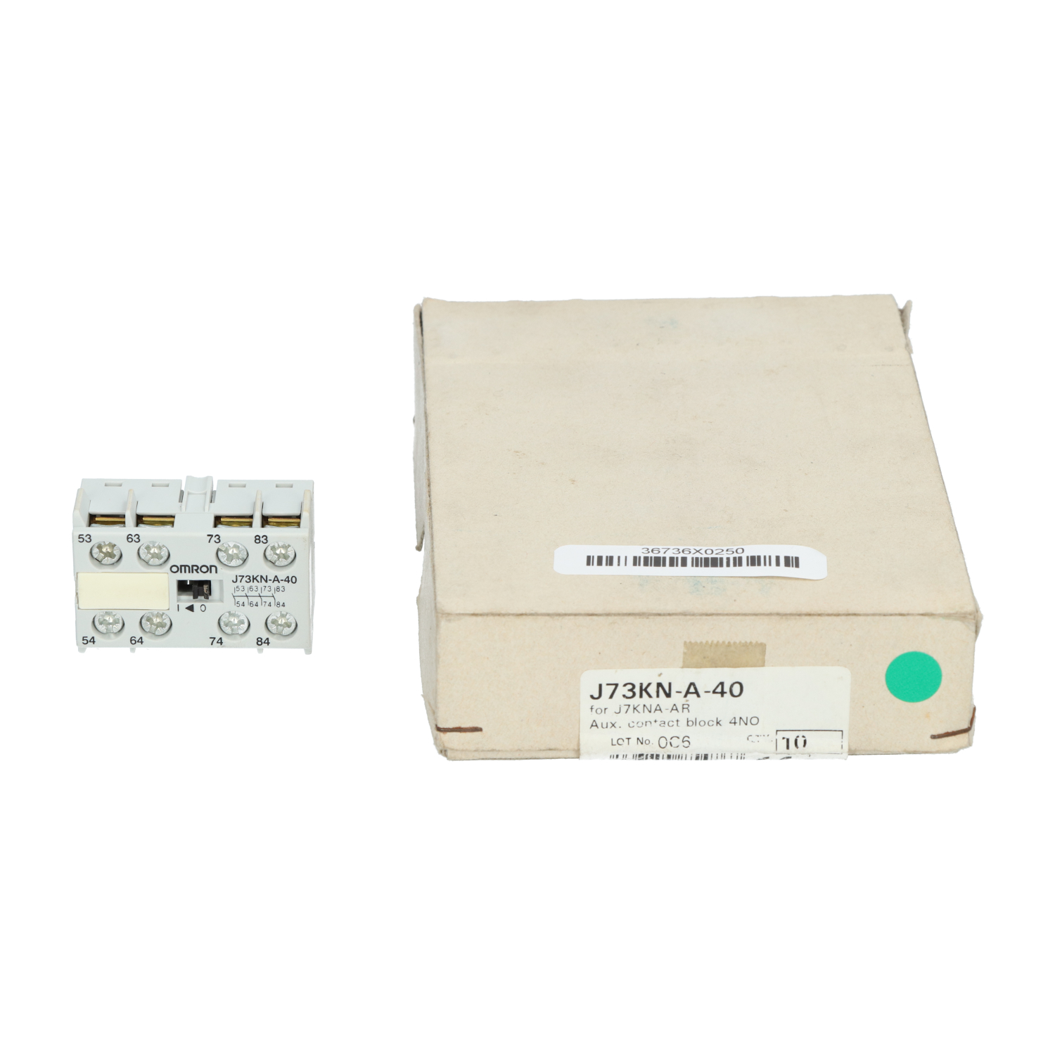 Omron J73KN-A-40 Auxiliary Contact Block New NFP (10pcs)
