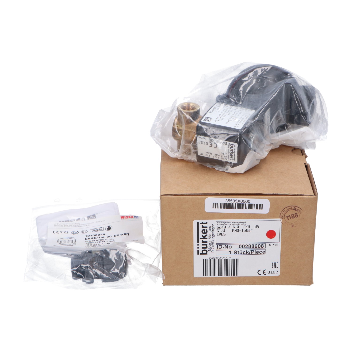 Burkert 00288608 New NFP Sealed