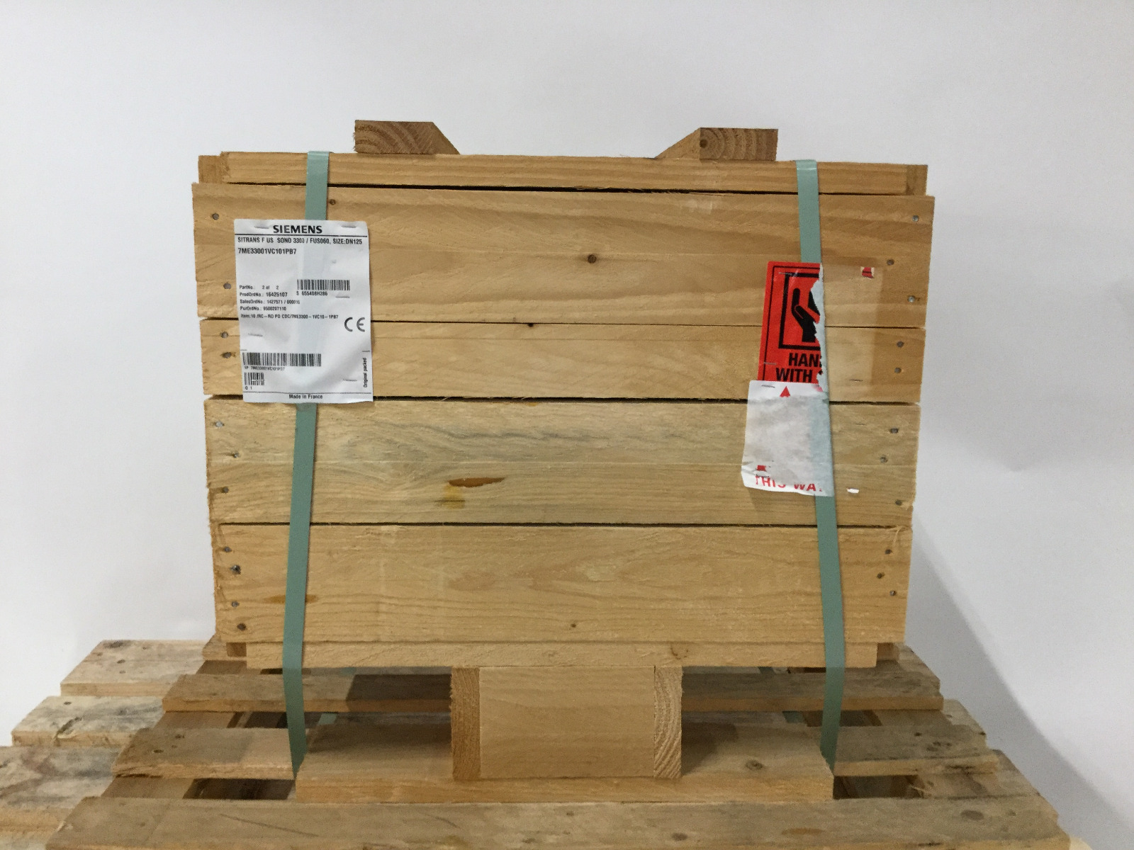 Siemens 7ME3300-1VC10-1PB7 SITRANS 2-track Ultrasonic In-Line Flowmeter New NFP