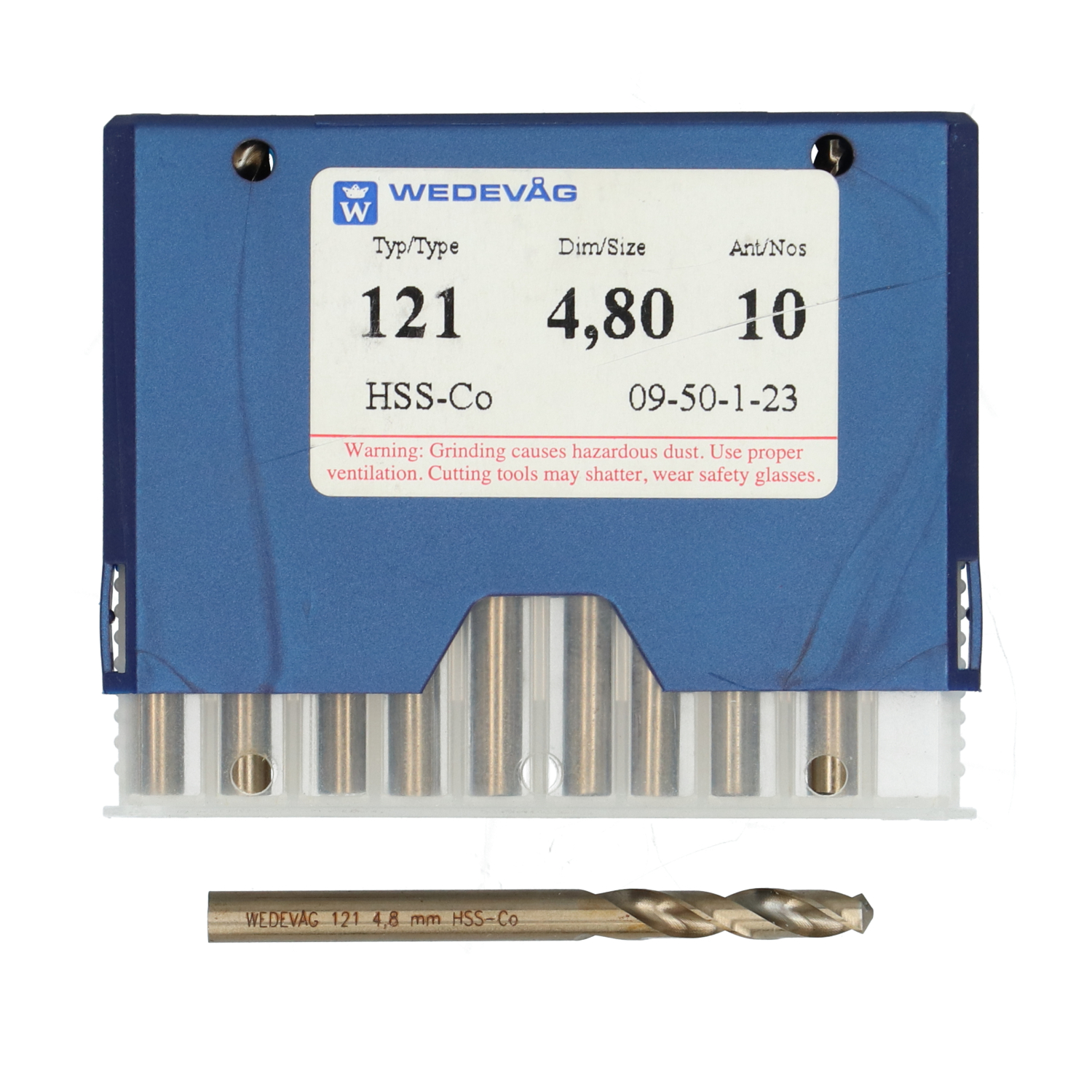 Wedevag 12100480 HSS Drill New NMP (10pcs)