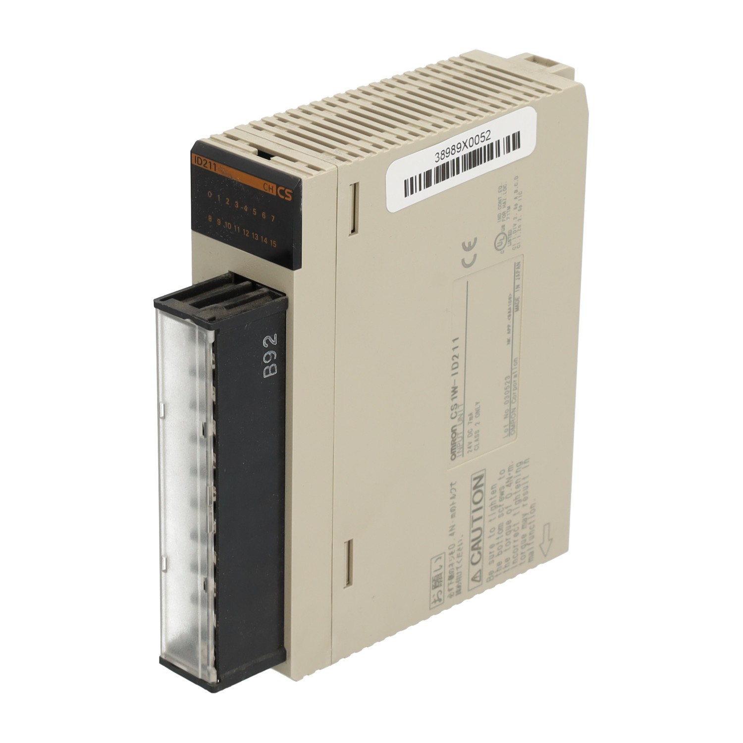 Omron CS1W-ID211 Input Unit Used UMP