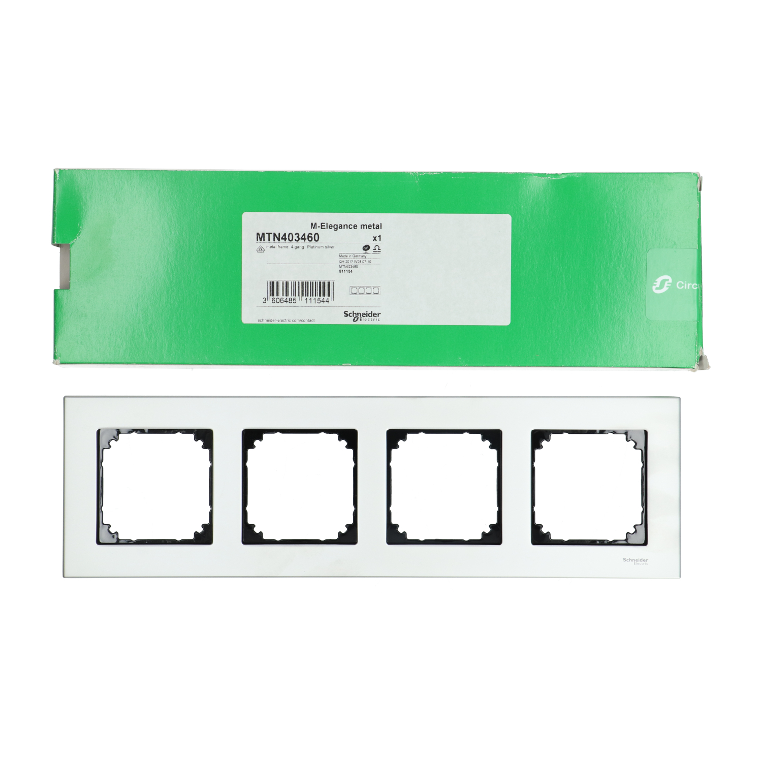 Schneider Electric MTN403460 Merten M-Elegance Cover Frame New NFP