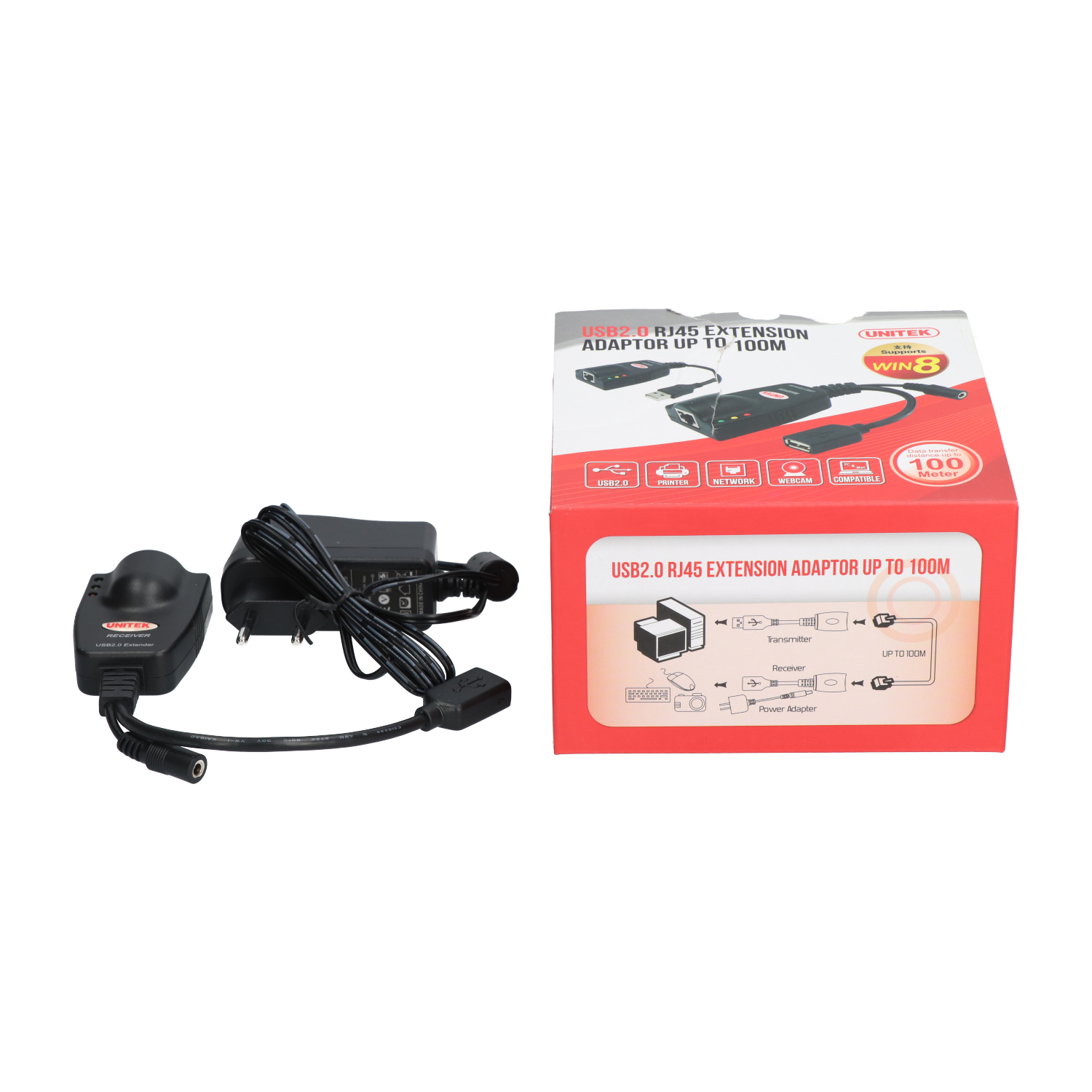 Unitek Y-2507 Extention Adaptor without transmitter New NFP