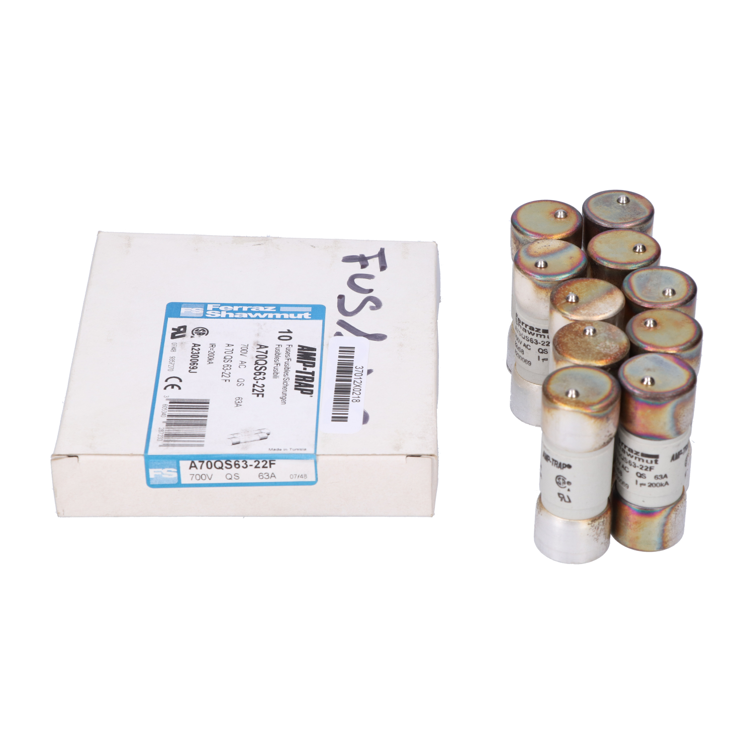 Ferraz Shawmut A70QS63-22F New NFP (10pcs)