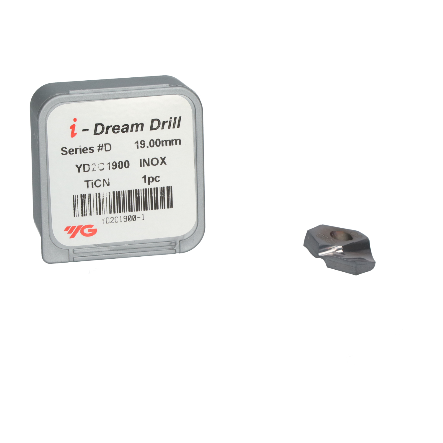Yg1 YD2C1900 i-Dream Drill Insert 19 mm, h7 TICN New NFP