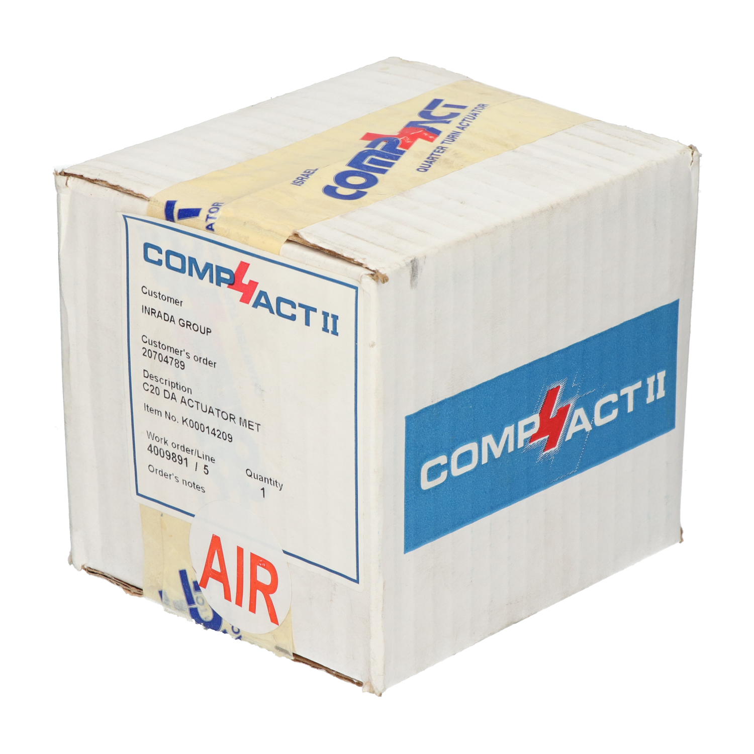 Habonim C20DAMET C20 Da Actuator Met New NFP Sealed