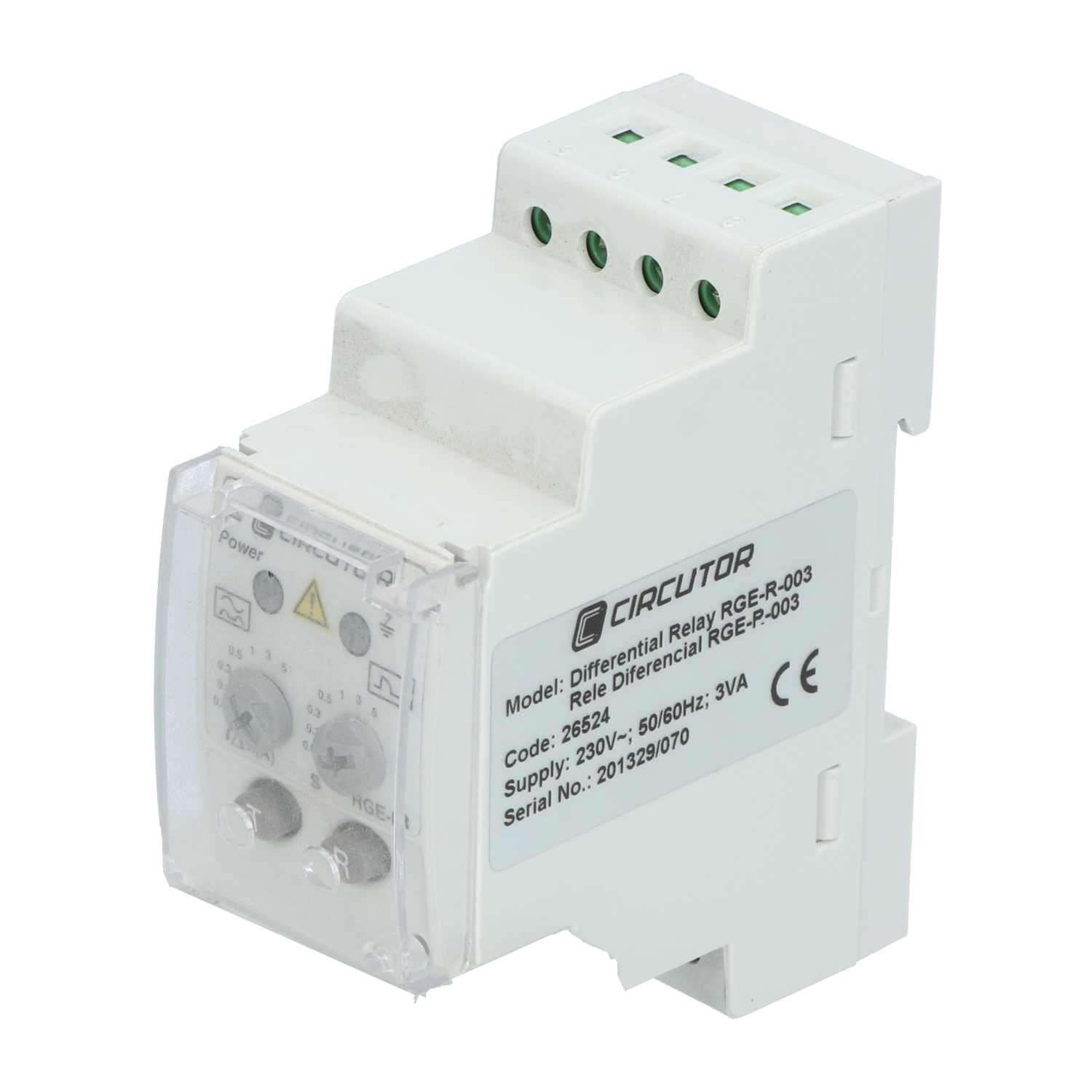 Circutor RGE-R Differential Relay Used UMP