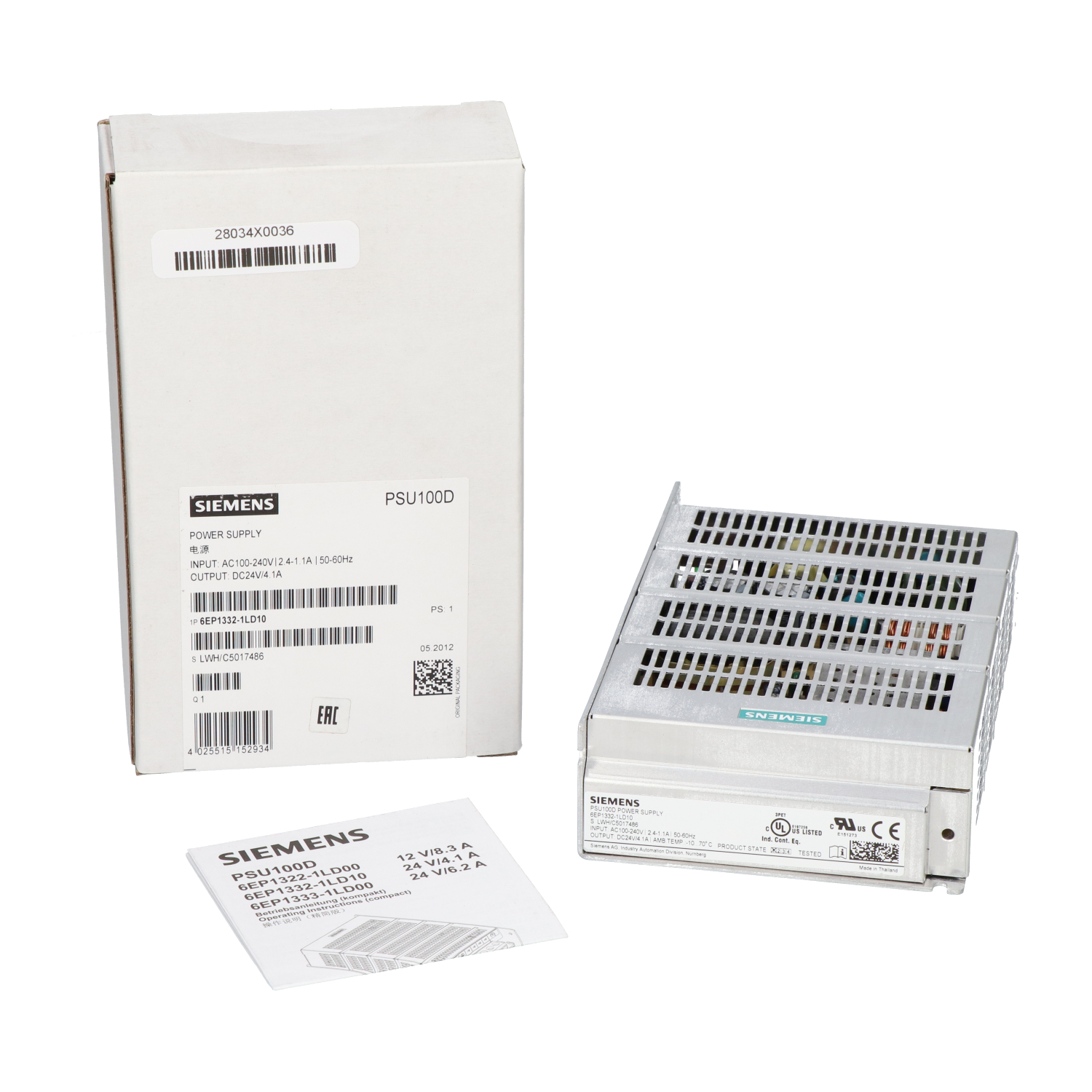 Siemens 6EP1332-1LD10 Power Supply Stromversorgung Used UFP