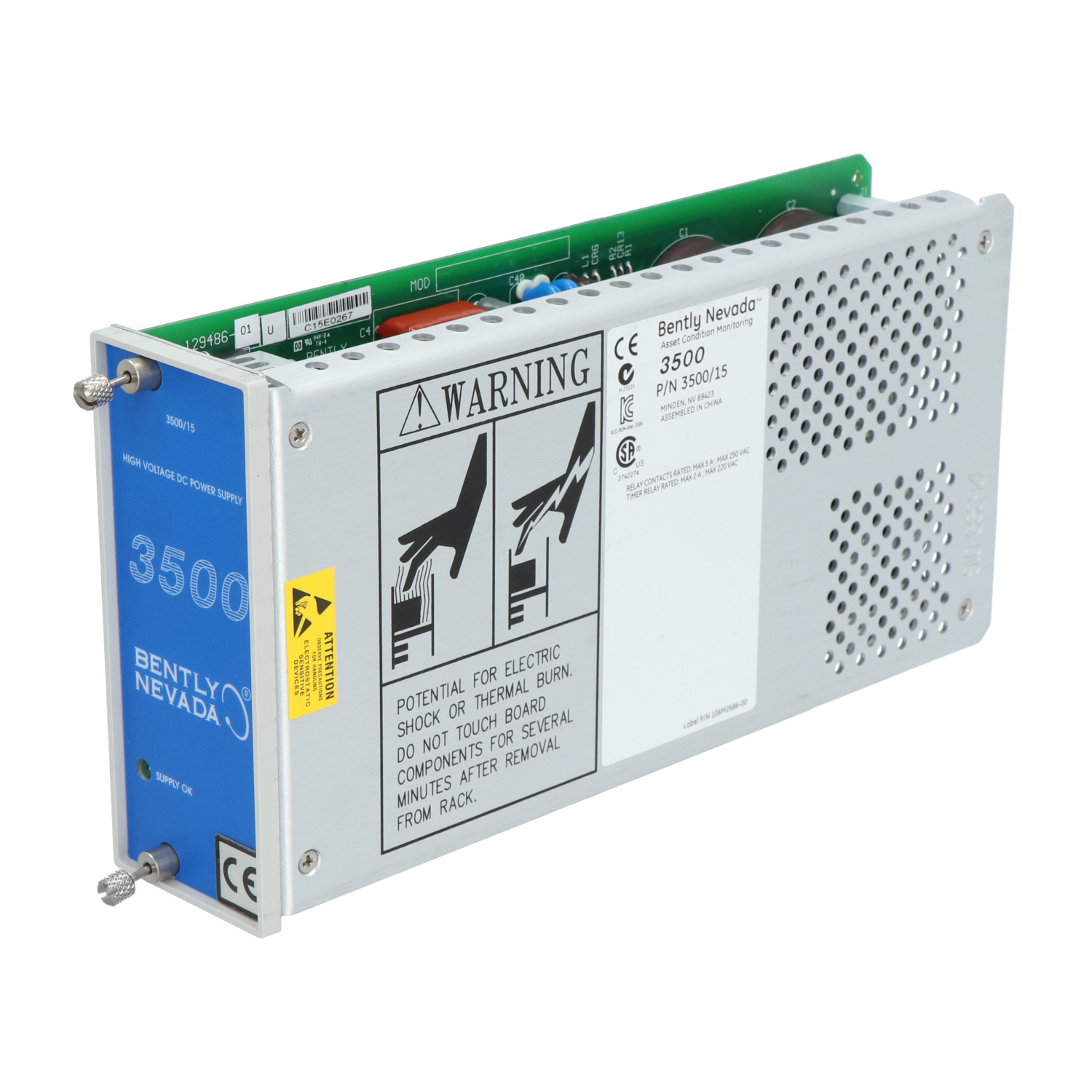 Bently Nevada 129486-01 Legacy High Voltage DC Power Supply Module New NMP