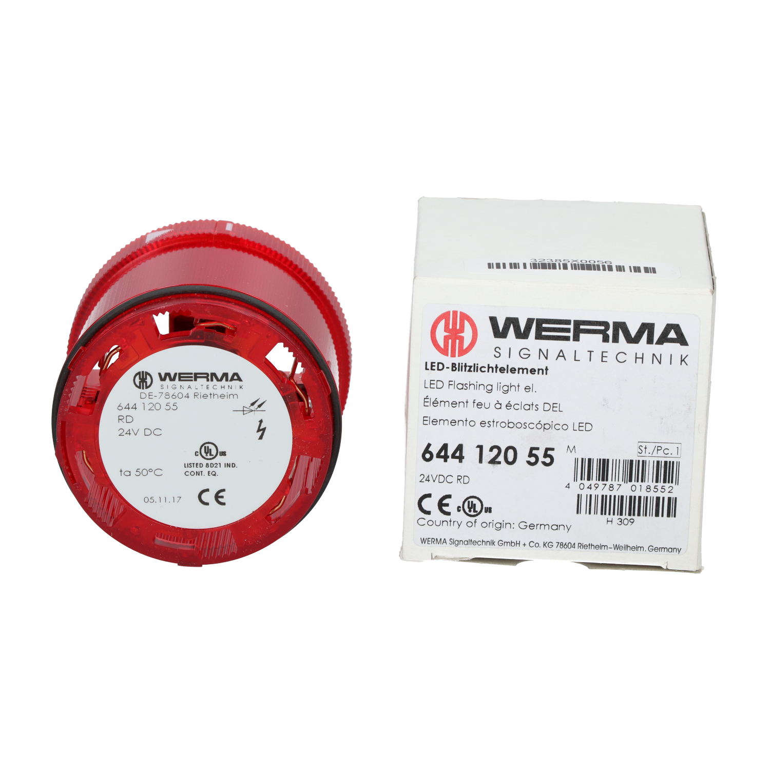 Werma 64412055 LED Red Light Element New NFP