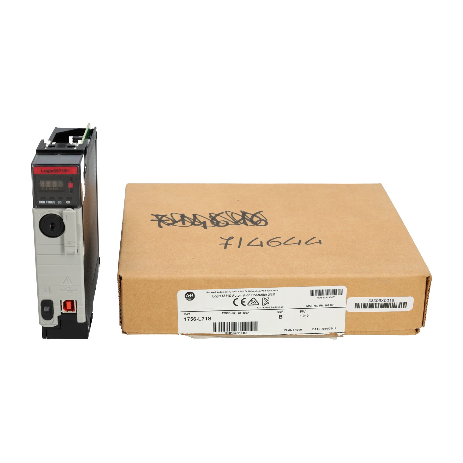 Allen-Bradley 1756-L71S Logix 5571S Automation Controller 2/1M New NFP