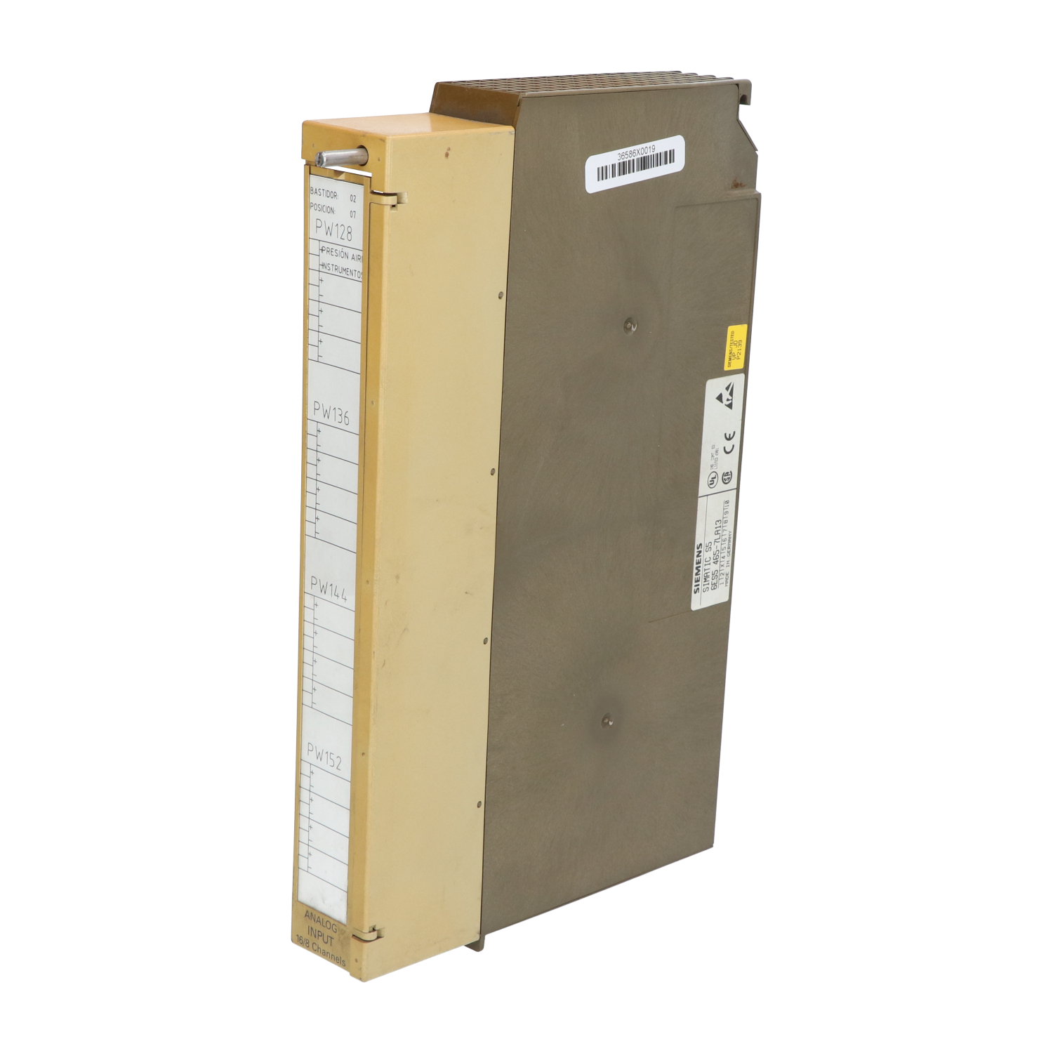 Siemens 6ES5465-7LA13 SIMATIC S5 465-7 Analog Input Module Used UMP