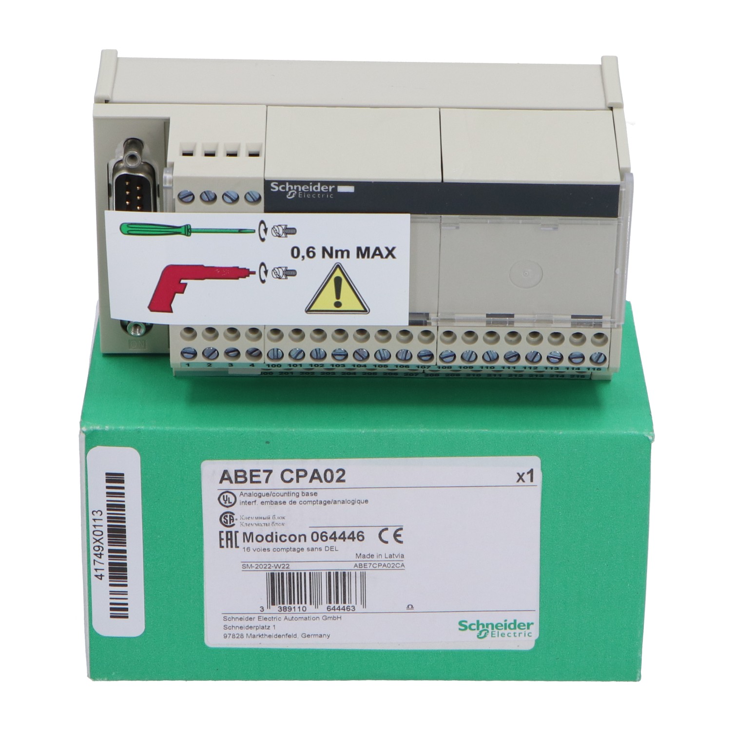 Schneider Electric ABE7CPA02 New NFP