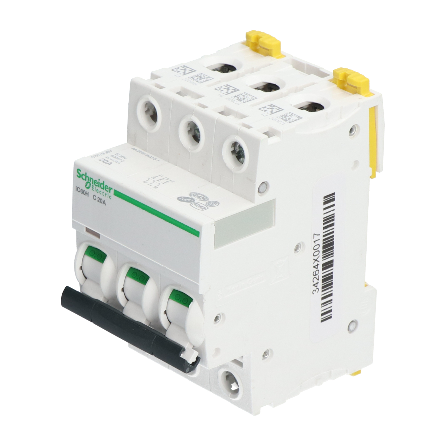 Schneider Electric A9F87320 Miniature Circuit Breaker 3P New NMP