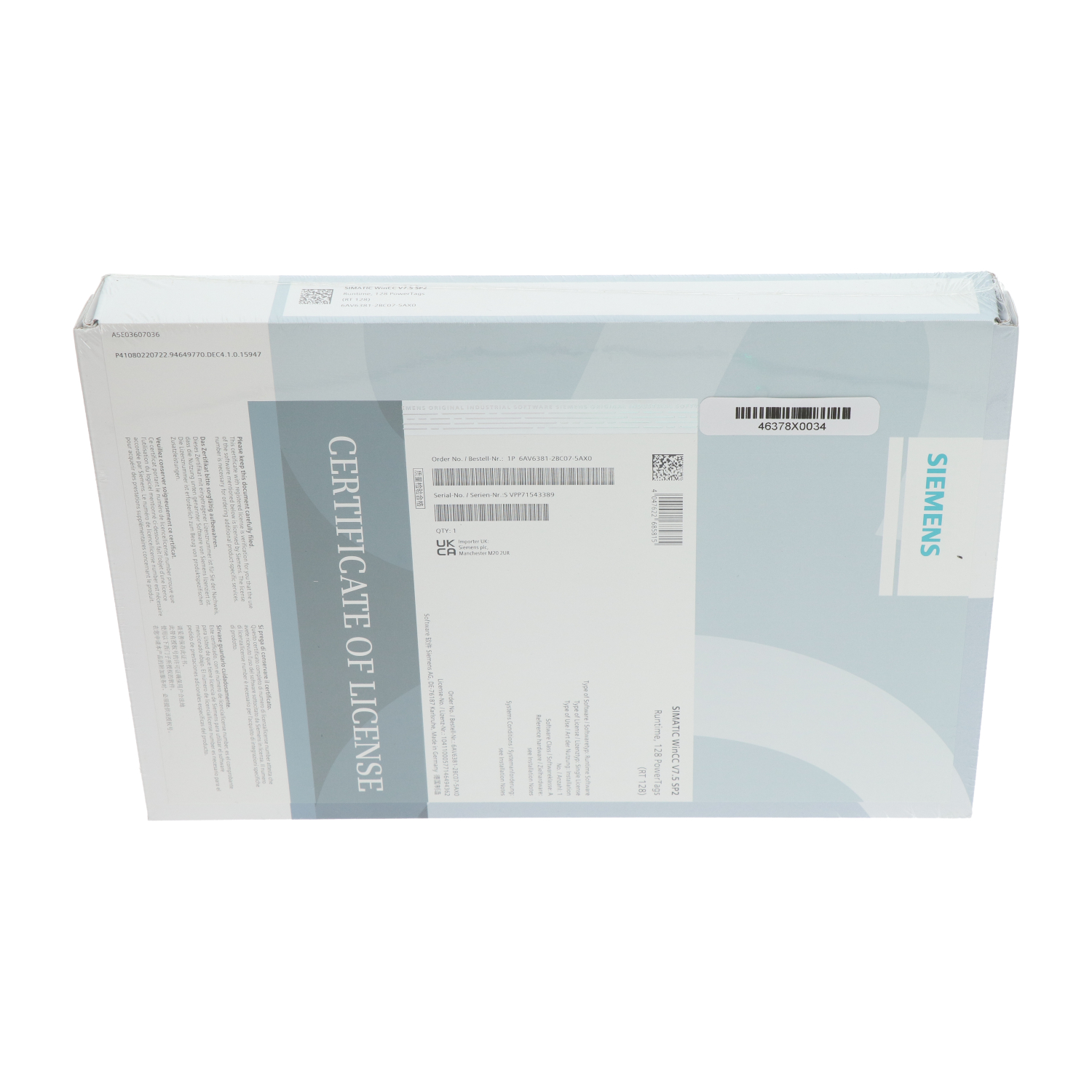 Siemens 6AV6381-2BC07-5AX0 New NFP Sealed