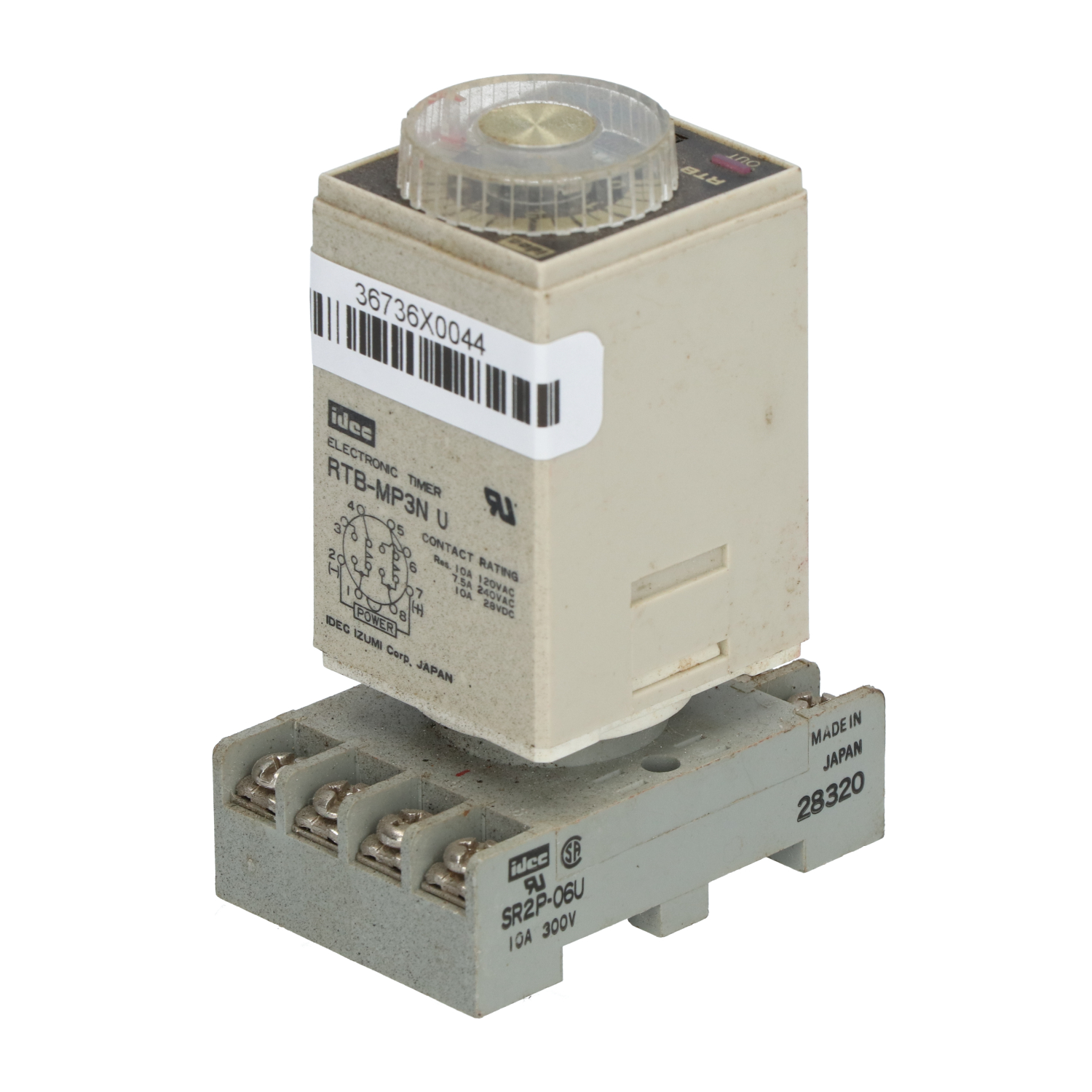 Idec RTB-MP3NU Time Delay Relay Used UMP