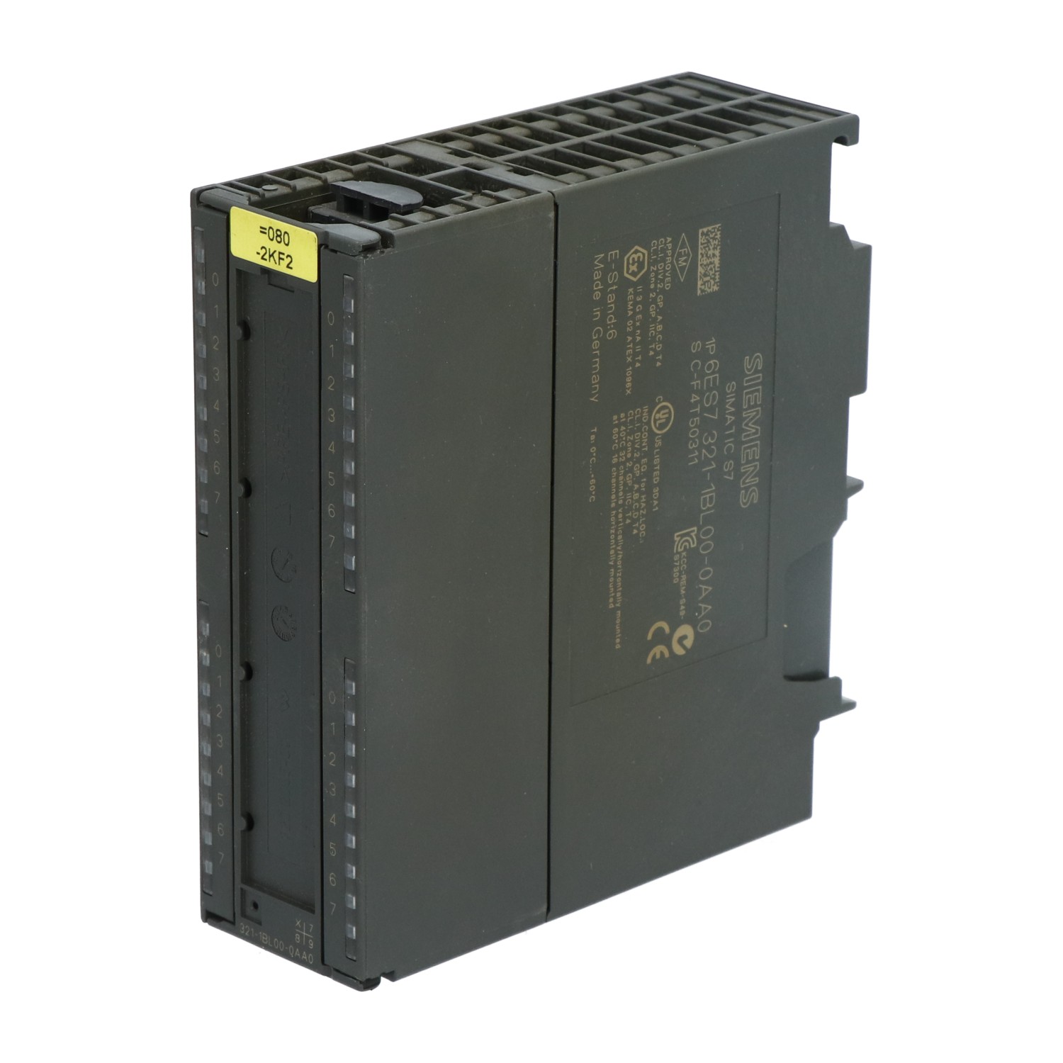 Siemens 6ES7321-1BL00-0AA0 SIMATIC S7-300 Digital Input Module Used UMP