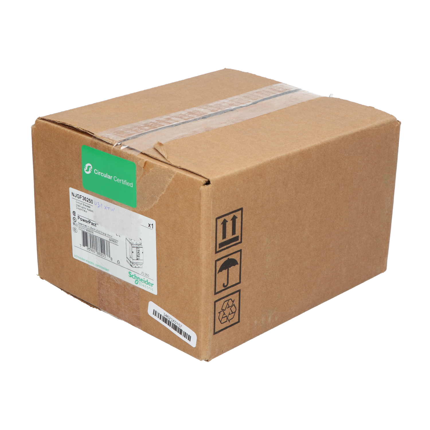 Schneider Electric NJGF36250U31XTW PowerPact, MicroLogic 3.0 New NFP Sealed