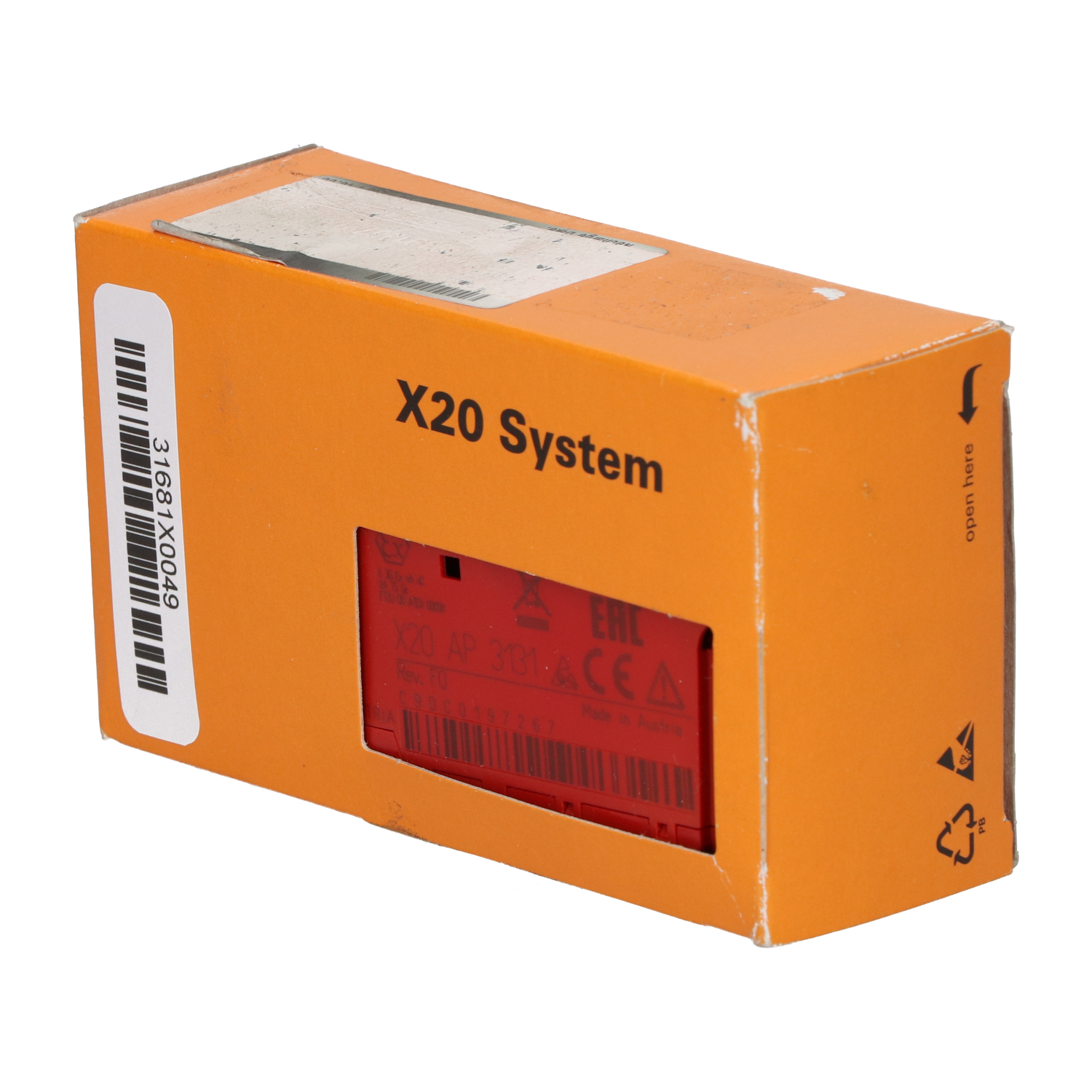 B&R Automation X20AP3131 I/O Module New NFP