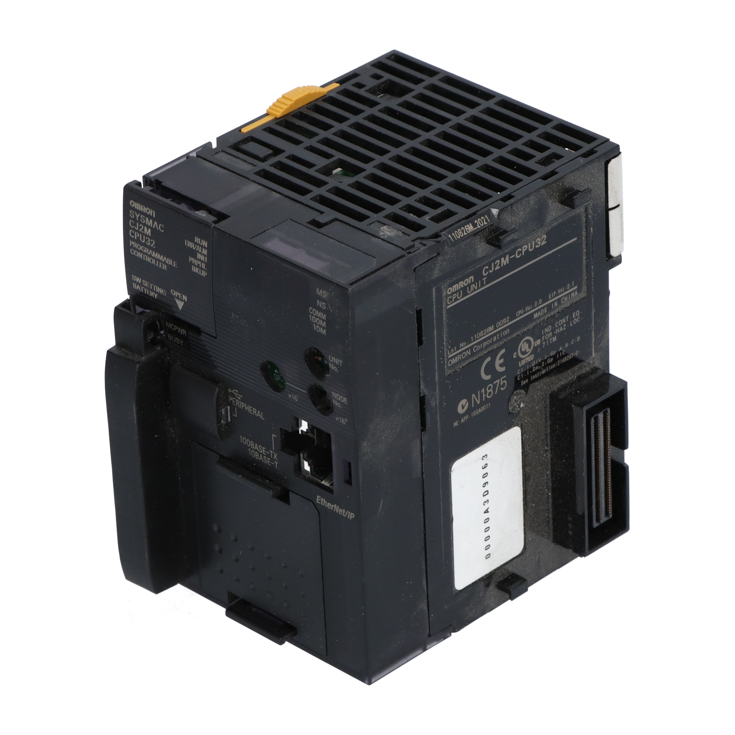 Omron CJ2M-CPU32 Central Proccessing Unit Used UMP