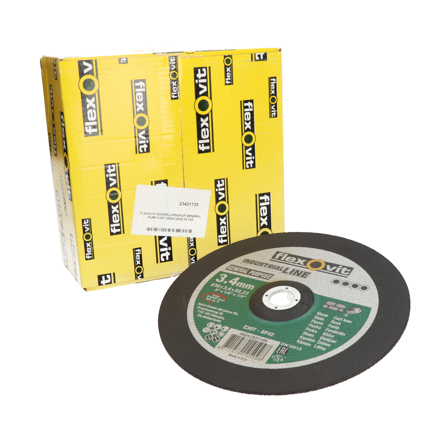 Flexovit C30T-BF42 Cutting Discs New NFP (25pcs)