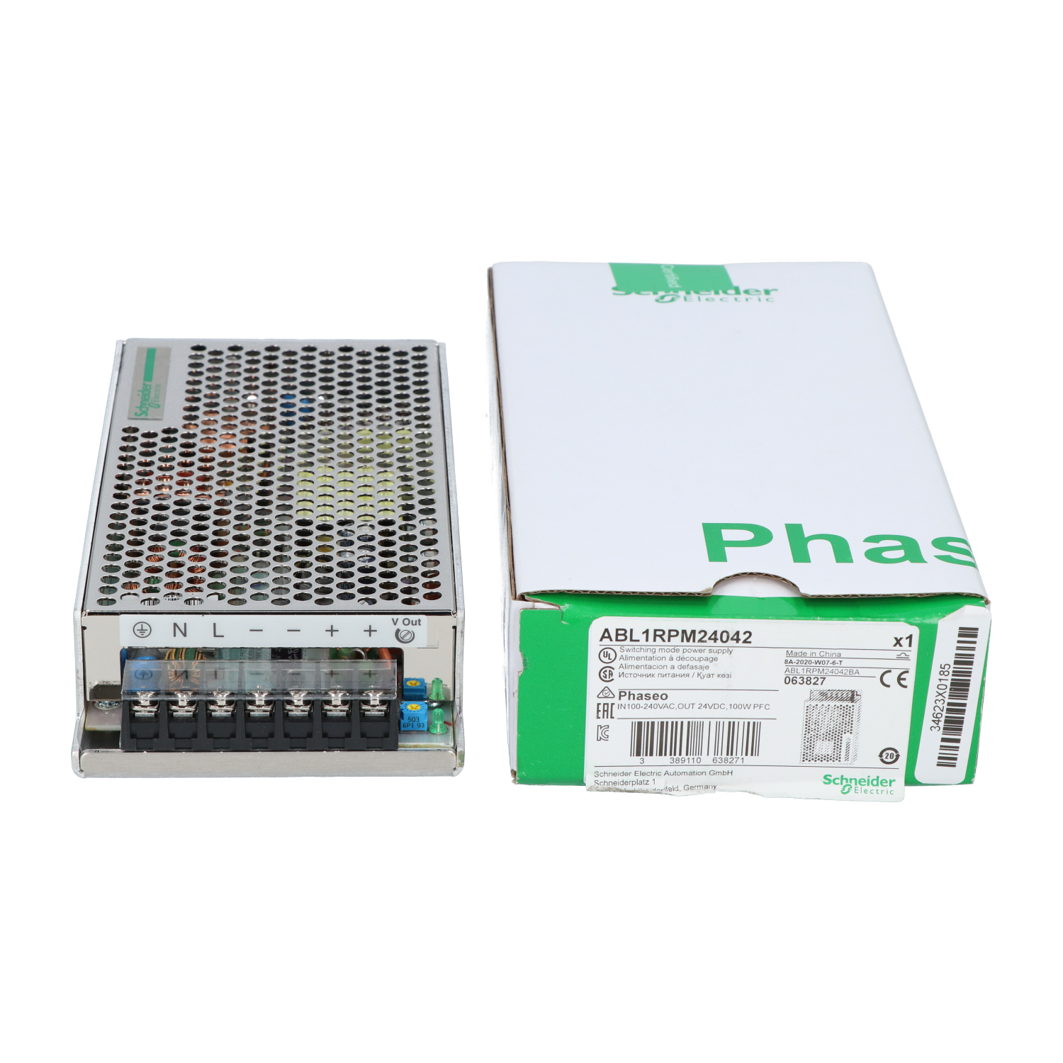 Schneider Electric ABL1RPM24042 Single Phase Regulated SMPS Power Supply New NFP