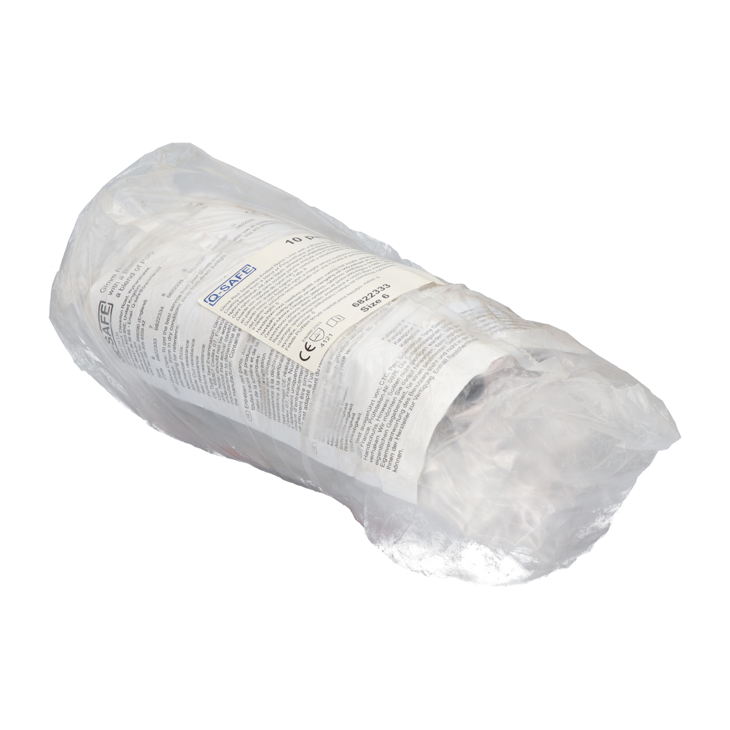 Q-Safe 6822333/6 Gloves Size 6/XS New NFP Sealed (10pcs)