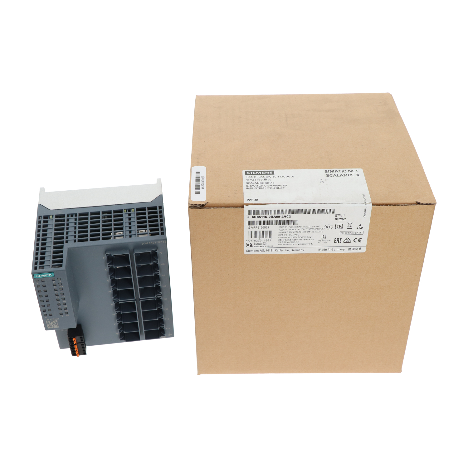 Siemens 6GK5116-0BA00-2AC2 New NFP