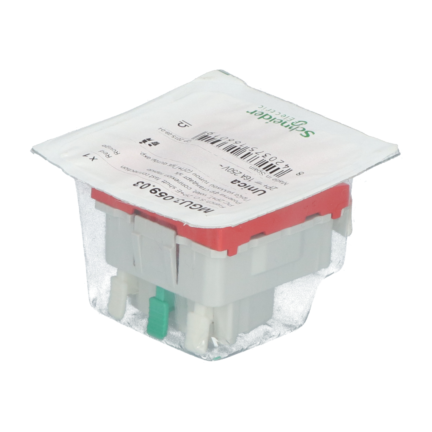 Schneider Electric MGU3.059.03 Unica Socket 2P+E New NFP Sealed