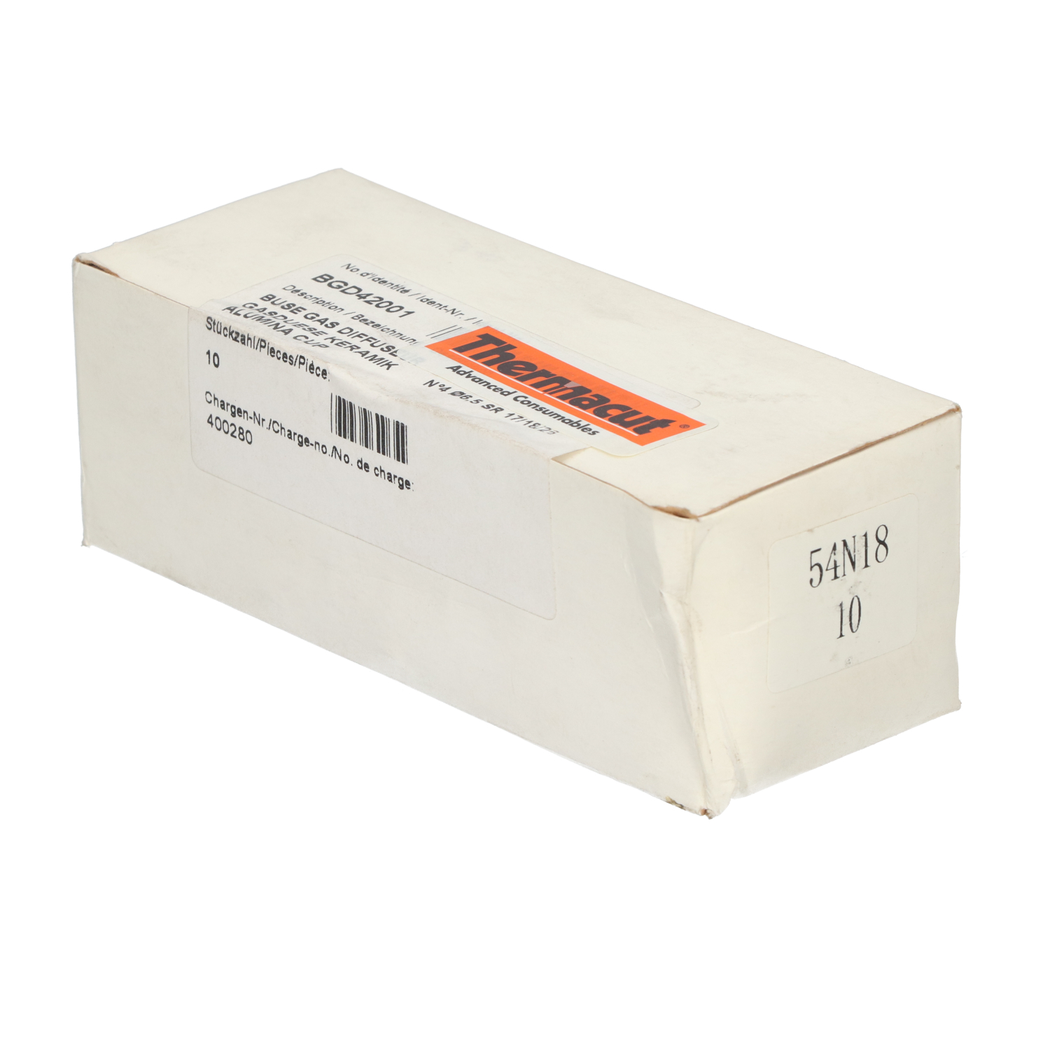 Thermacut BGD42001 Gas Diffuser New NFP Sealed (10pcs)