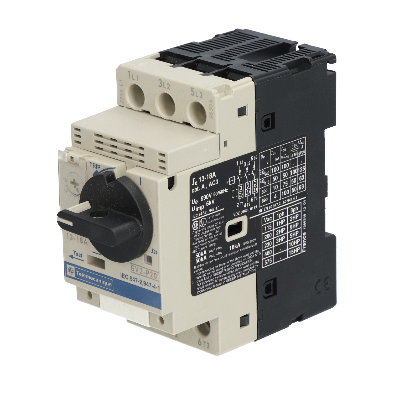 Telemecanique GV2P20 Motor Circuit Breaker New NMP