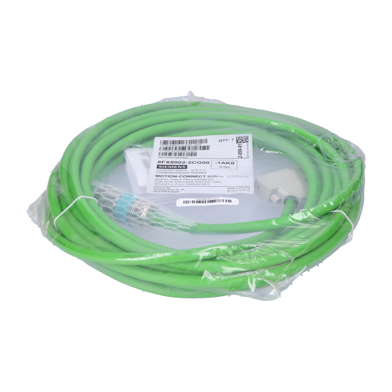 Siemens 6FX8002-2CG00-1AK0 New NFP Sealed