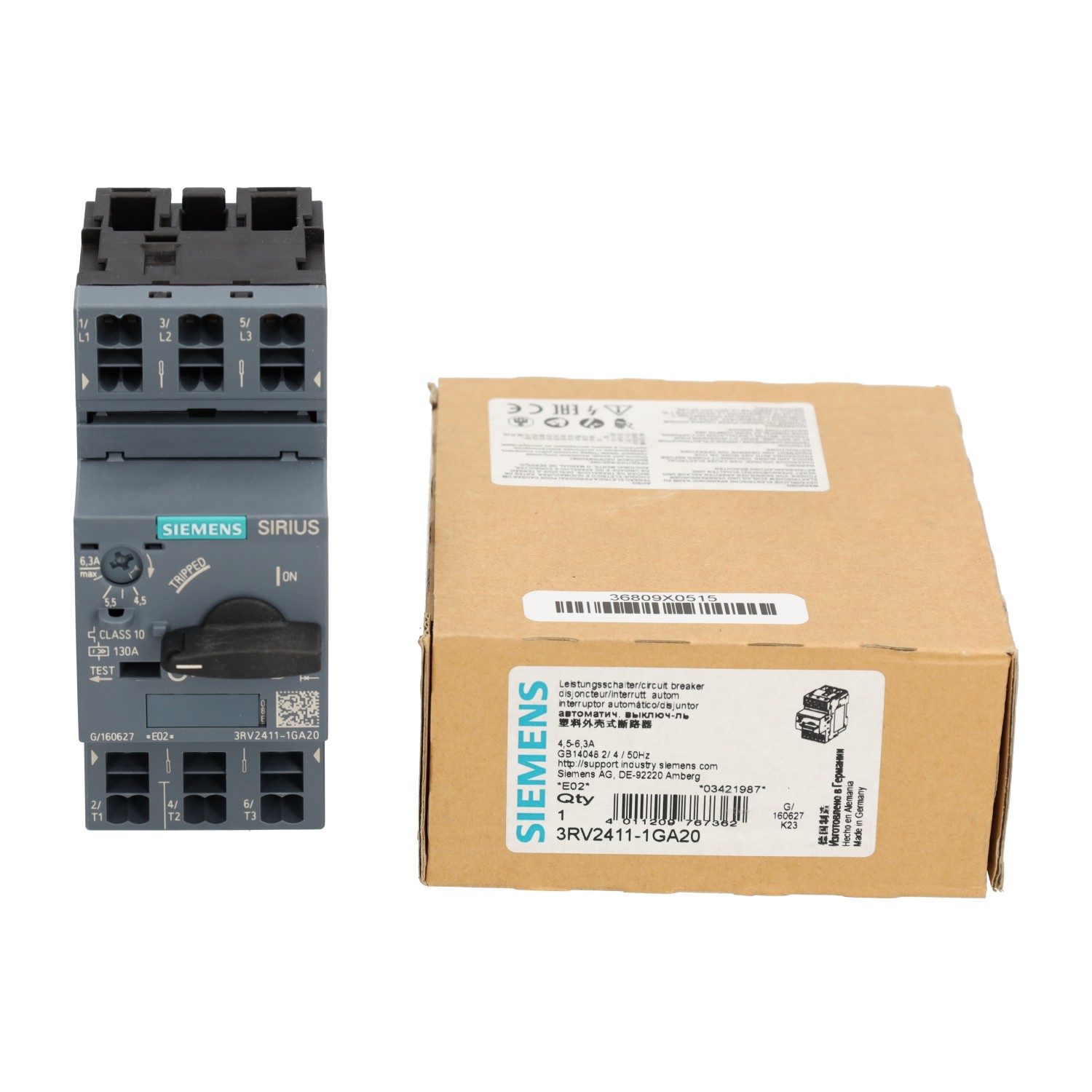 Siemens 3RV2411-1GA20 New NFP